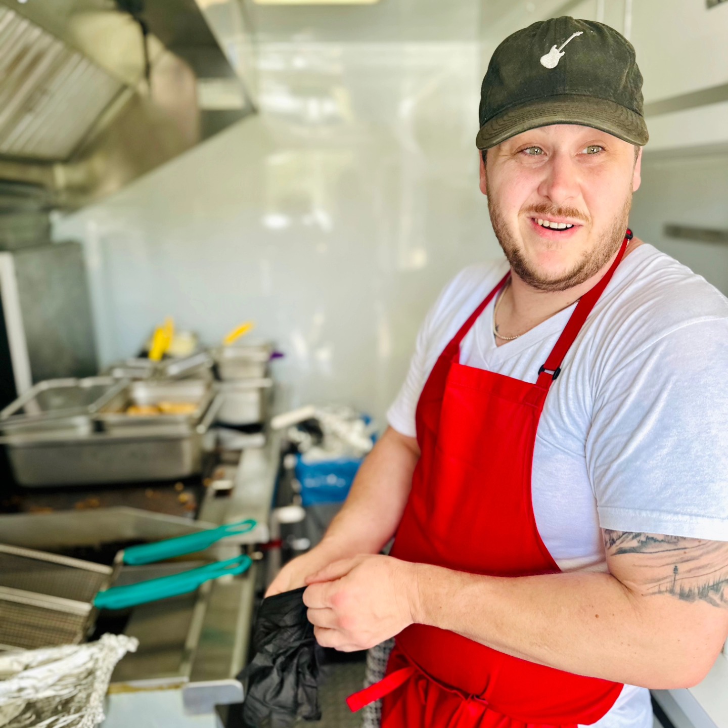 Zac's excited face. Come check us out tomorrow, Sunday, June 30th @livelybeerworks for our grand opening! We start serving at 5.
#okcfood #foodokc #edibleokc #405food #panini #superstarpanini #405 #keepitlocal