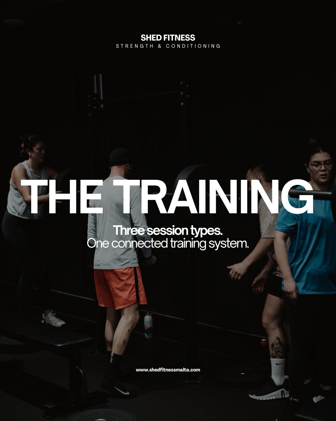 Why structured training works.
At Shed, training is built around a structured Strength & Conditioning model that balances consistency with variety. Sessions are programmed to develop strength, conditioning and overall capacity, while maintaining clear standards across every class.
The result is training that keeps people consistent, accountable and progressing long term.
A boutique, modern, community-led space built for all ages and fitness levels, focused on long-term progress.
#THESHED