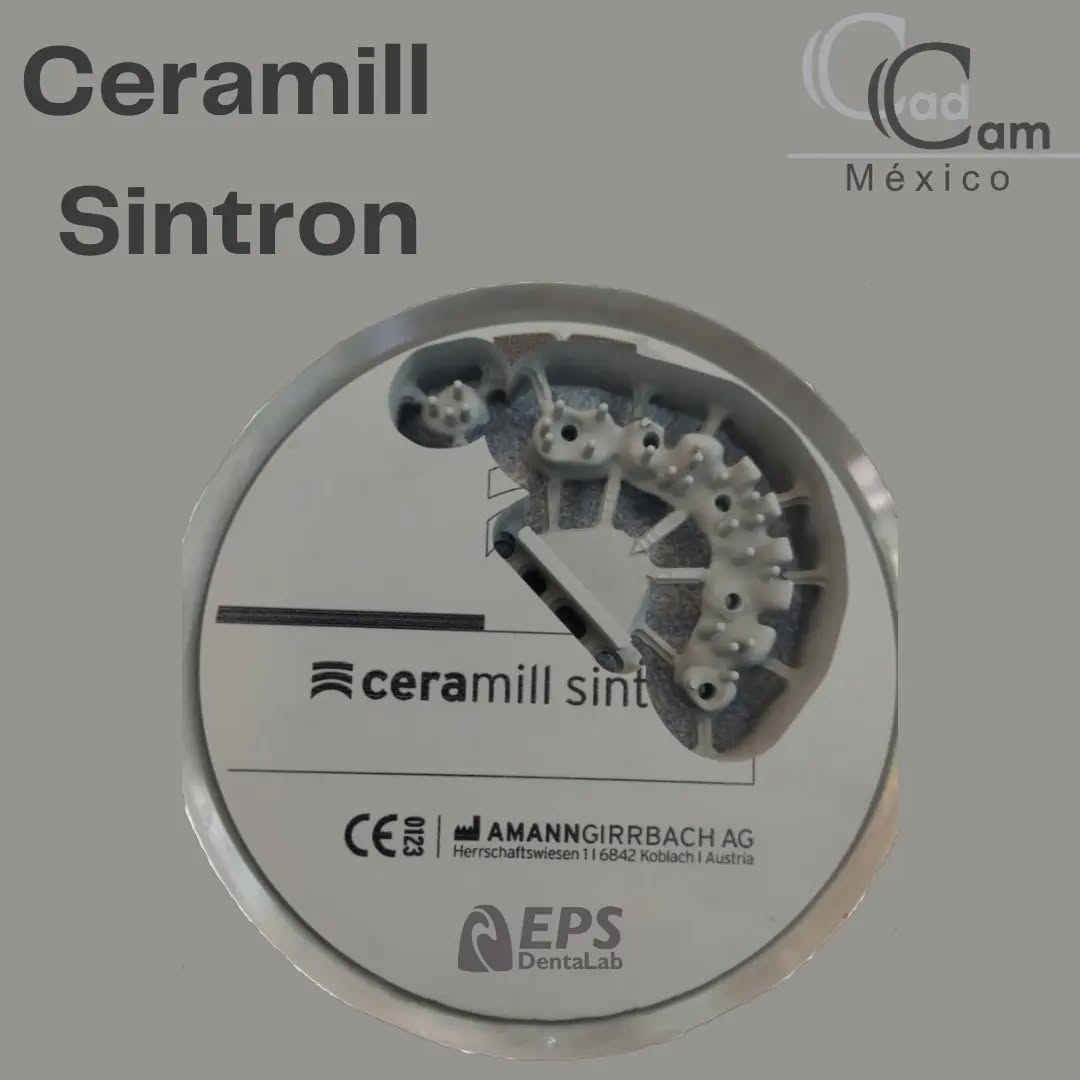 Ceramill Sintron de @AmannGirrbachLatAm es un material utilizado en odontología que combina las propiedades de la cerámica y la resina, ofreciendo una solución versátil para diversas aplicaciones dentales. El material está compuesto principalmente de una matriz de metal con partículas cerámicas incorporadas. Esta combinación proporciona tanto resistencia como estética. El Sintron es fácilmente fresable con las estrategias de @InCadCam y mecanizable, lo que permite una adaptación precisa a las necesidades específicas del paciente y del tratamiento dental. Es ideal para infraestructuras que se emplean en tratamientos de rehabilitación sobre implantes y su versatilidad lo hace adecuado tanto para trabajos en la zona anterior como en la posterior de la boca. - - - Aviso de responsabilidad: Todas las fotos publicadas en esta cuenta de Instagram son propiedad intelectual de Estudio de Porcelana Suizo S.A de C.V. y están protegidas por derechos de autor. #CadCam #Mexico #Cromocobalto #implantologia #implantesdentales #dentistry #dentista