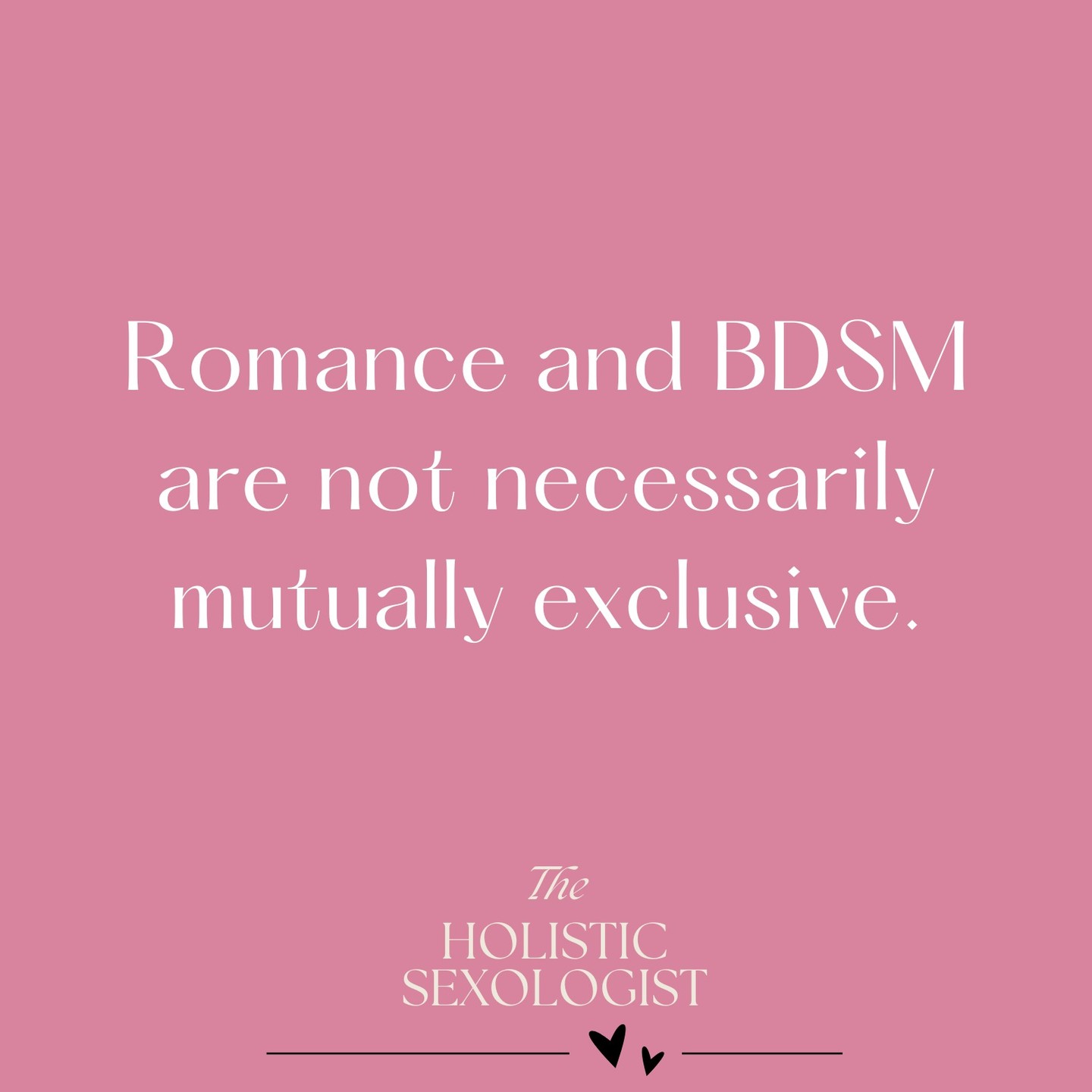Often when people hear "BDSM" they think leather, whips and dungeons (which absolutely can be an aspect of it).
HOWEVER, there is a common misconception that romance is excluded all together from kink play.
While romantic intimacy and BDSM may seem like polar opposites at first glance, both involve intense emotional connections and power dynamics between partners. In a well-balanced relationship, the lines blur between tender affection and Dominant/submissive roles.
Imagine a scenario where two people share an intimate bond built on mutual trust and respect. They engage in consensual BDSM play as a way to explore new levels of intimacy, vulnerability, and communication within their romance. The submissive partner might crave guidance and care from their dominant lover, while the Dom desires to nurture, protect, and satisfy their sub's deepest desires.
During these sessions, they would likely incorporate elements of role-play, sensory exploration (like bondage or flogging), breathplay (using oxygen deprivation for arousal), edging (teasing climax without release), forced orgasm control (denying one partner pleasure until given consent to cum) or temperature play (using heat or cold for sensation).
All of these areas of exploration can have acts of tender care and expression woven into them.
There are many partnerships (in and outside of traditional relationship dynamics) that find BDSM an aspect of their dynamic that brings them even deeper into love, trust, respect and care for one another.
So, although the paddles and hand-cuffs can havce a fun role in consensual kink play- don't assume that they are the only aspect of it, or that the experiences are completely void of deep romance.
And if you are someone who wants to begin exploring some aspects of BDSM but you're not sure how to do it in a way that captures your romantic side too then let me guide you with some 1:1 or couples coaching.
#consentculture #intimacycoach #bringbackromance #relationshipcoach #relationshipsupport