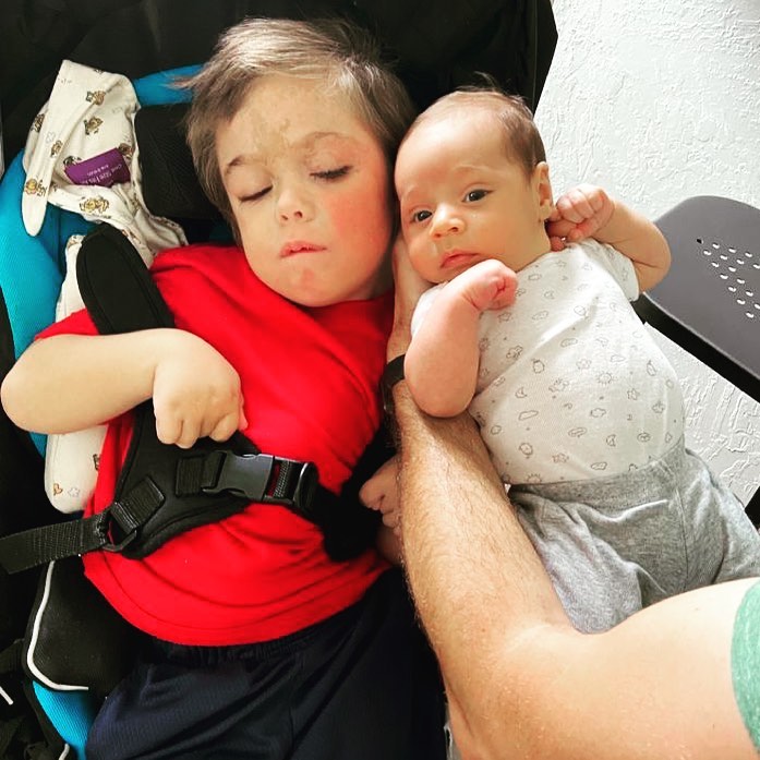 Ethan meeting his cousin James ๐๐