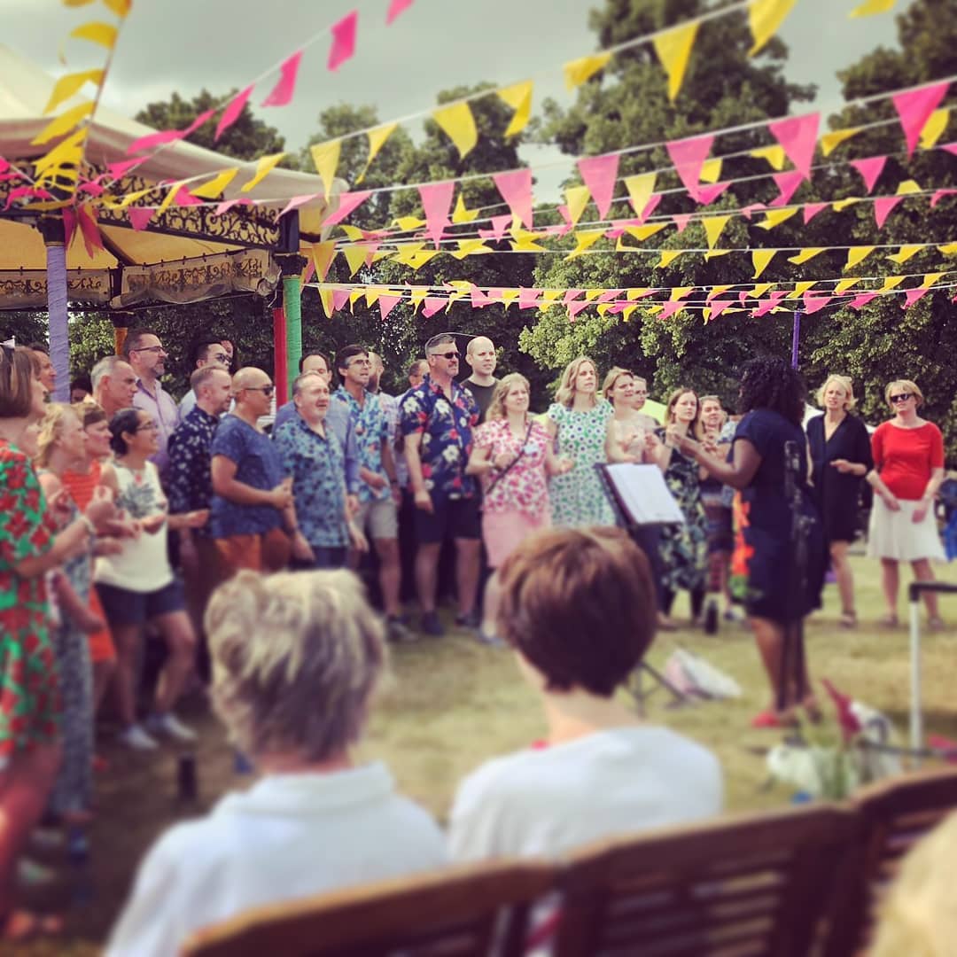 Performing at the Hampton Court Palace Garden Festival 2019