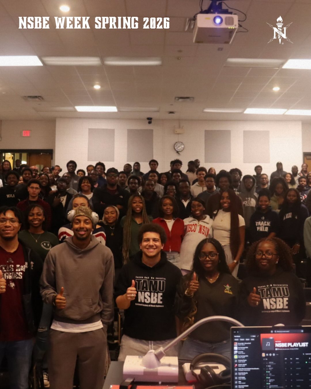 NSBE Week was about our members. Thank you for being present, engaged, and committed to growth. This chapter moves because YOU do. 🖤💛 #nsbefam