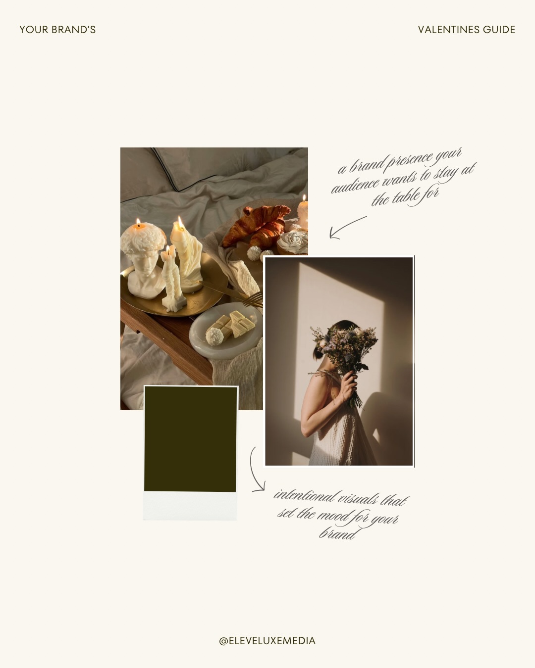 Your brand shouldn’t just be seen… it should be felt. 💌
This Valentine’s season, we’re talking about what really makes people fall in love. And yes, your brand is part of that conversation too.
From love at first scroll, to knowing your audience’s love language, to not ghosting your feed (consistency matters 👀), every detail shapes how your audience connects with you.
Because strong brands don’t just post.
They create chemistry. They build connection. They stay memorable.
If your brand isn’t giving… consider this your sign 💘
Let’s build a brand your audience can’t help but fall for. #BrandingTips #LuxuryBranding #ContentStrategy #SocialMediaBranding #valentinesmarketing