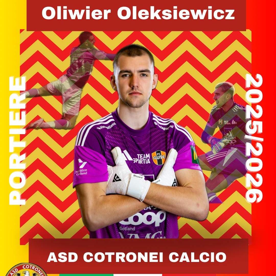 🐺 Oli Oleksiewicz moving from FC Gute to ASD Cotronei ready for keeping that net secure! ⭐ #movingforward