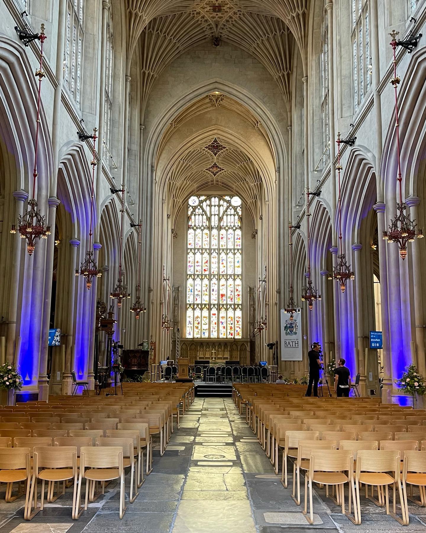 Congratulations to all graduating in Bath Abbey today. The Abbey will hold amazing memories for many years.