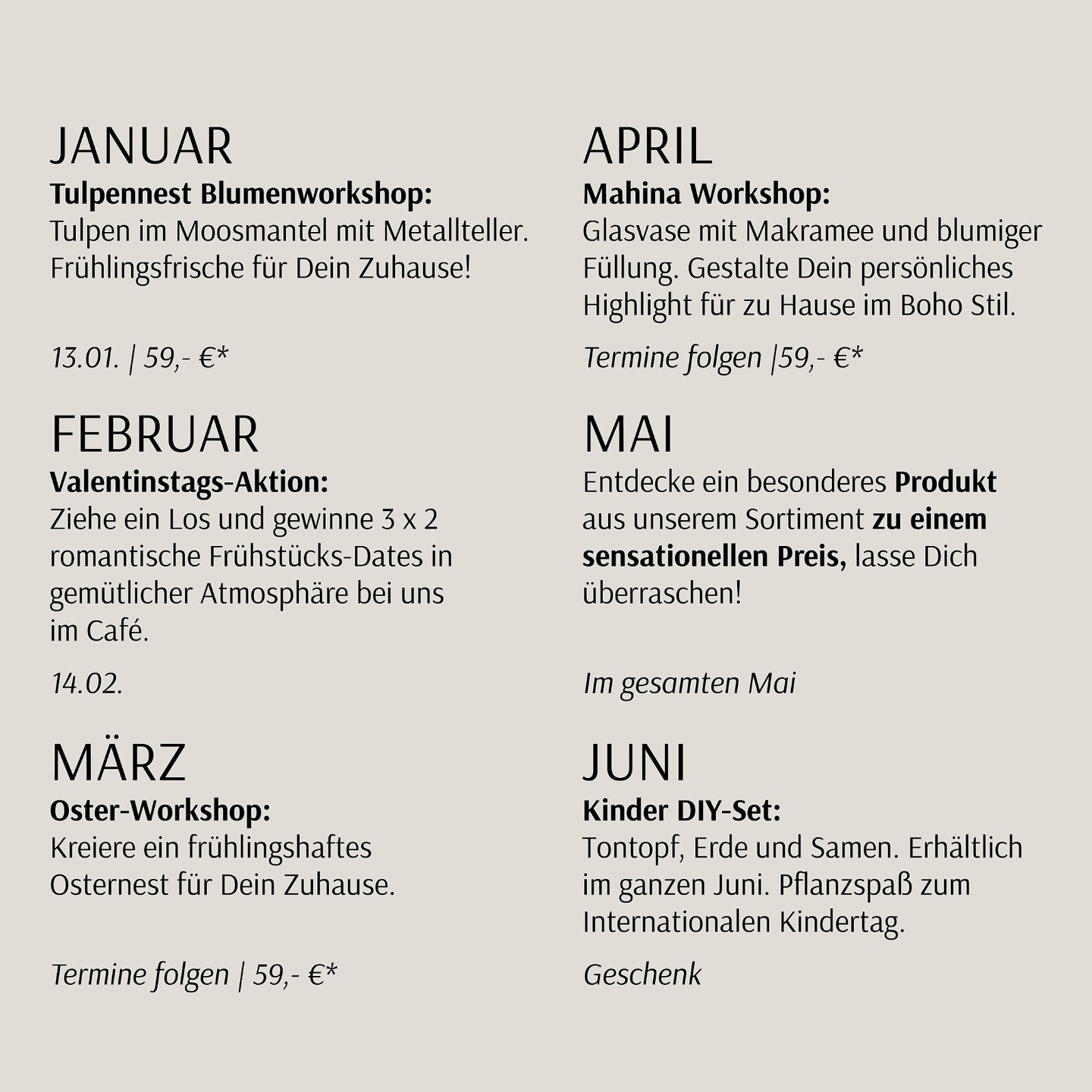 Woooohoooooo 🤍
UNSER JUBILÄUMSKALENDER !!!!
Bin einfach unfassbar STOLZ !!!!
20 JAHRE BLUME EXCLUSIV
🤍🤍🤍🤍🤍
#jubiläum #20jahre #blunenladen #undesgehtweiter #blumen