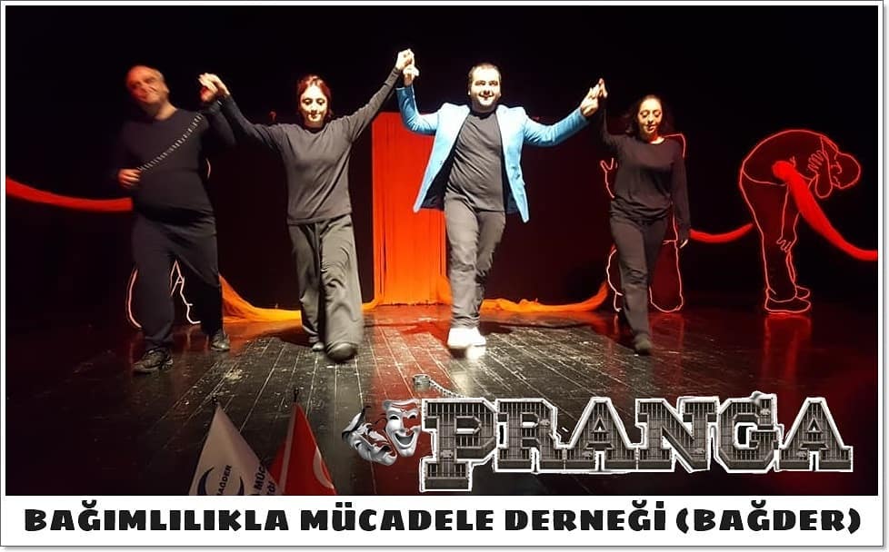 BAGIMLILIKLA MÜCADELE DERNEĞİ (BAĞDER) 'İN PRANGA ADLI TİYATRO OYUNU BEĞENİ İLE İZLENİYOR.
www.bagder.org
#bağder
#bağımlılıklamücadele
#bağımlılıklamücadelederneği
#pranga
#tiyaro
#etkinlik
#amatem