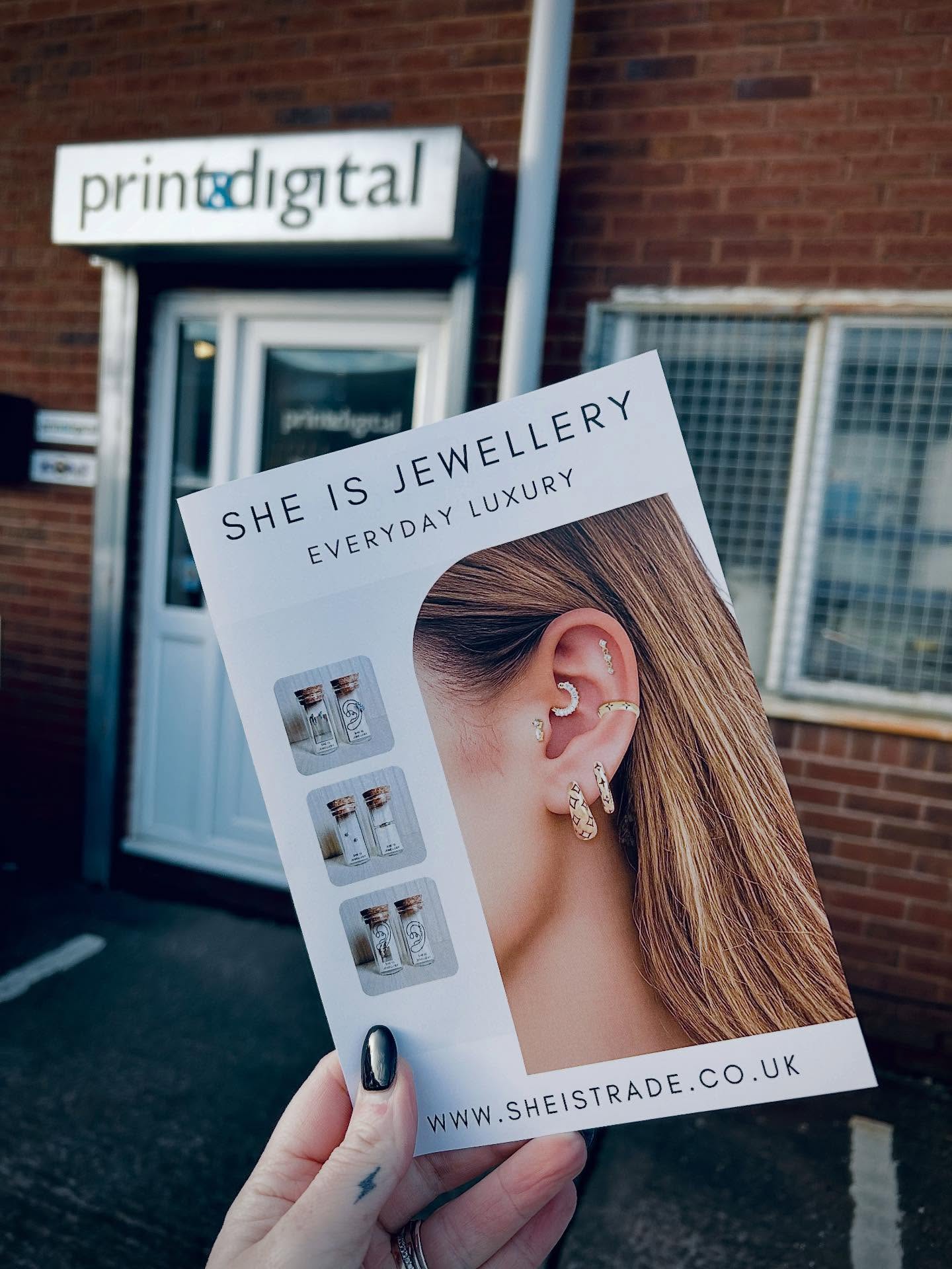 Thank you to Print and Digital Lichfield for the fast turnaround on my flyers and posters
It’s all coming together nicely for the Spring Fair opening on Sunday 🤍
#shoplocal
#marketing
#smallbusinesslife
#springfair
#jewellerybrand