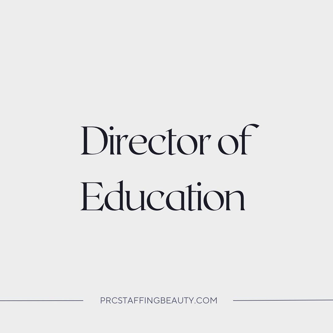 We’re #hiring a Director of Education for our client, a growing and innovative skincare brand. It’s a remote role so you can based anywhere in the US and must be open to travel. Dm for details! 🧖🏼♀️