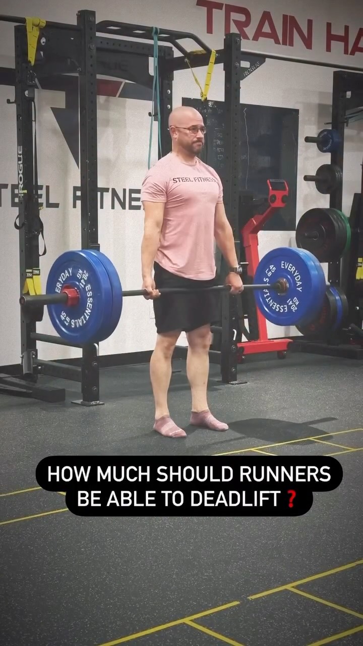 How strong do you actually need to be to run well? 🏃♂️💪
Most runners don’t get injured because they run.
They get injured because they’re not strong enough to handle running.
The strongest runners:
✔️ Perform better
✔️ Recover faster
✔️ Miss fewer weeks due to injury
And no — this isn’t about becoming a powerlifter.
For health, performance, and injury prevention, here’s a baseline strength standard we look for 👇
🔹 Deadlift benchmarks
• Women: 1x bodyweight
• Men: 1.5x bodyweight
This isn’t elite.
It’s not extreme.
It’s the minimum needed to keep your hips, hamstrings, and core resilient under mileage.
Yes — it takes time.
Yes — it requires proper coaching and smart progressions.
But if you lift with intent, follow a plan, and stay consistent, it’s 100% achievable.
Strong runners aren’t lucky.
They’re trained.
👉 Want a plan that helps you run stronger, lift smarter, and stay injury-free?
DM “MOMENTUM” to get started with our Momentum training system at Steel Fitness.