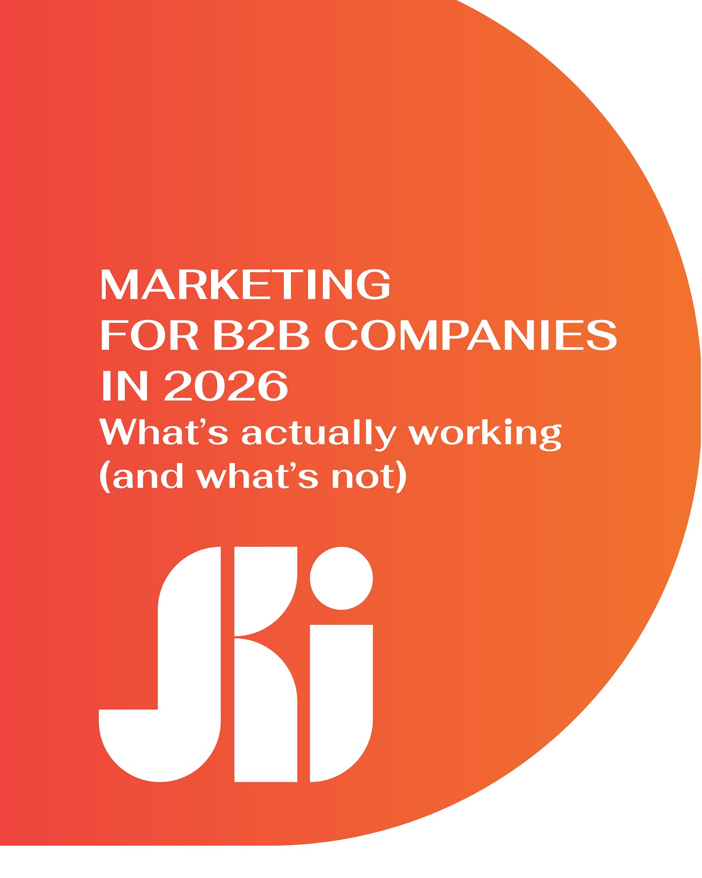 Marketing for B2B Companies in 2026
What’s actually working (and what’s not)
B2B MARKETING IN 2026 more intentional — and every smart B2B marketing agency (including what we see daily at JKI Marketing Agency) is adjusting for that.
This is what we’re seeing as a Marketing Agency across B2B Companies in multiple industries.
LinkedIn marketing:
Automation-based outreach is burning bridges.
It’s obvious. It’s impersonal. And decision-makers are numb to it.
Manual, thoughtful connection requests and real conversations? Still working — and outperforming automation for serious B2B lead generation.
SEO & GEO (AI search):
Search behavior is changing fast.
People aren’t just Googling — they’re asking AI.
If your website content isn’t clear, structured, and authoritative, it won’t show up — even if your SEO rankings look “fine.”
This is where SEO agencies and GEO-optimized content matter more than ever.
Email marketing:
Mass email blasts are losing impact.
Targeted, well-written emails sent to the right decision-makers are still effective.
For B2B, list quality, relevance, and messaging matter far more than volume.
Branding for B2B companies:
There’s a clear shift happening.
B2B brands are moving away from buzzwords and corporate jargon and toward clarity, confidence, and point of view.
Strong B2B branding today sounds human, explains value quickly, and positions real expertise.
Grassroots B2B marketing:
Events, referrals, partnerships, local visibility, and industry groups are back in a big way.
Trust is built peer-to-peer — not just through paid ads or funnels.
This is where modern marketing agencies are focusing again.
Facebook for B2B:
Not a primary growth channel for most B2B brands.
But still useful for brand credibility, retargeting, and visibility — especially when paired with LinkedIn and SEO.
Ready to discuss your strategy? Let’s talk!
+1 978 590 1631, or DM