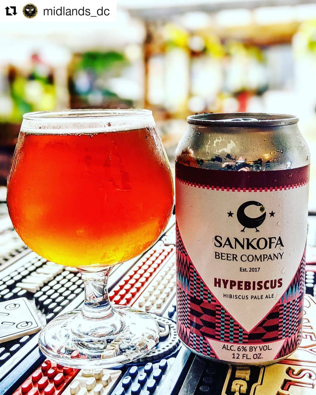 HAPPY FRIDAY SANKOFA BEER FAM! #Repost @midlands_dc
・・・
It ended up being a beautiful day! Come celebrate no rain with us and enjoy this amazing LOCAL @sankofabeer hype-biscus pale ale!
#SankofaSummer #HYPEbiscusSZN #SankofaBeer #DrinkLocal #DrinkOutside #BeerGarden #CraftBeerForAll
