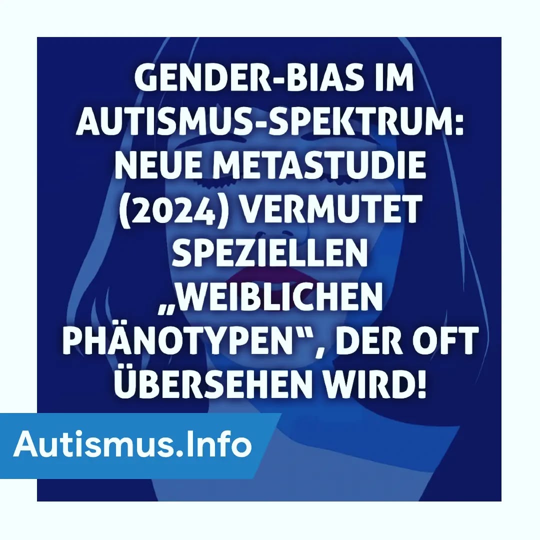 #Autismus wird häufiger bei Männern diagnostiziert, wobei Forscher davon ausgehen, dass es bei Frauen häufiger zu Fehl- oder Unterdiagnosen kommt. Eine neue Metaanalyse von Cruz et al. (2024) hat nun untersucht, ob es in den bisherigen Studien einen Bias zugunsten Männern gegeben hat und ob ein spezieller „weiblicher Phänotyp“ bisher übersehen wurde:
„Die Ergebnisse stützen das Argument einer Voreingenommenheit in klinischen Verfahren gegenüber Männern und die Bedeutung der Berücksichtigung eines „weiblichen Autismusphänotyps“.“
Dieser weibliche Phänotyp zeichne sich vor allem durch Kompensationsstrategien wie „Tarnung“ bzw. „#Masking“ aus:
„Vielleicht bringen Frauen ihre autistischen Merkmale anders zum Ausdruck, etwa durch Tarnung , und werden daher durch die derzeitige Konzeptualisierung und Anerkennung von Autismus wahrscheinlich nicht ausreichend berücksichtigt. Infolgedessen kann es bei Frauen zu Verzögerungen bei der klinischen Diagnostik kommen, wodurch sie unter- und/oder falsch diagnostiziert werden.“
Wichtig bleibt allerdings zu betonen, dass in epidemiologischen Studien bis heute nicht nachgewiesen werden konnte, dass Autismus bei Frauen tatsächlich genauso häufig auftritt, wie bei Männern. Deswegen sollte mit entsprechenden Aussagen vorsichtig umgegangen werden. Diese Unterschiede in der Häufigkeit könnten auch durch neurobiologische Ursachen erklärt werden.*2
So ist seit längerem bekannt, dass die weibliche Biologie einen gewissen „Schutz“ davor zu bieten scheint, klinisch signifikante Autismusmerkmale auszubilden, etwa deshalb, weil Frauen von Natur aus über bessere soziale Fähigkeiten verfügen, als Männer.*2 Auf genetischer Ebene müssen weibliche Betroffene bei vergleichbarer autistischer Kernsymptomatik deutlichere genetische Veränderungen aufweisen, was Autismus bei Frauen statistisch gesehen tatsächlich seltener auftreten lassen könnte.*1*2
Quellen:
*1 https://link.springer.com/article/10.1007/s11065-023-09630-2
*2 https://www.autismusspektrum.info/post/frauen-im-autismus-spektrum-ein-anderer-ph%C3%A4notyp
#autismusspektrum #autismusspektrumstörung #actuallyautistic #autismawareness #weiblicherautismus #autistin #autism
