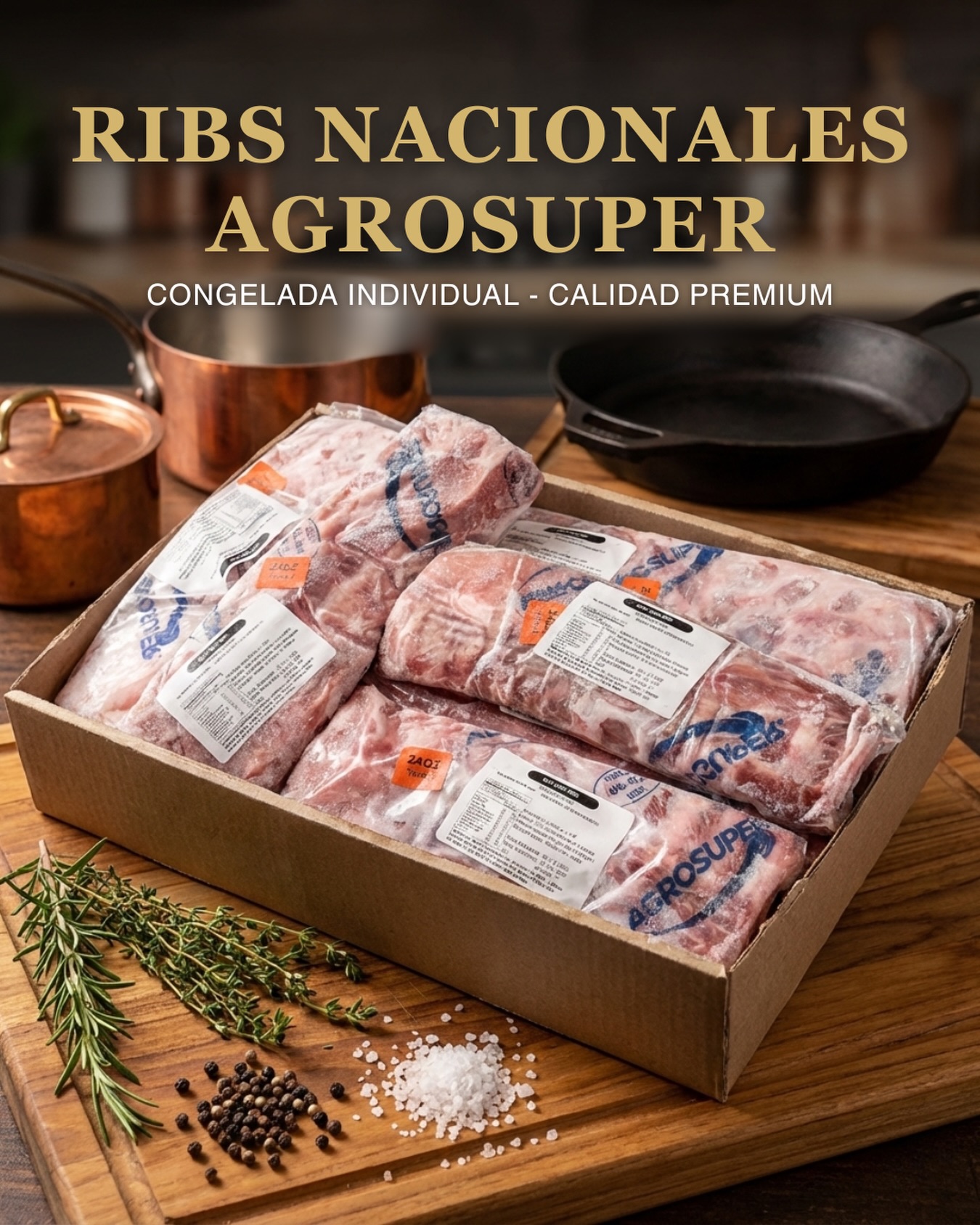 📦 Baby Ribs Nacionales.
Calidad Agrosuper directo a tu mesa. Lo que ves en la foto es lo que llevas: costillas de cerdo seleccionados y envasados individualmente para tu comodidad.
🔹 Marca: Agrosuper.
🔹 Origen: Nacional.
🔹 Formato: Congelado individual (Saca una, guarda el resto).
Perfectas para horno, parrilla o airfryer. 🍖
#VentaDeCarne #DeliverySantiago #OfertaCerdo #BabyRibs #FoodService