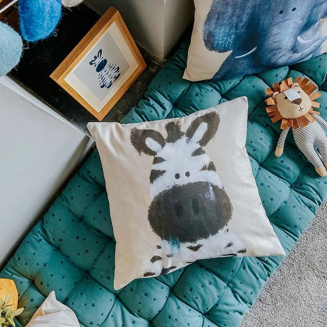 Brighten up your home with this lovely cushion! Other options available, head over to our website #baby #newborn #nursery