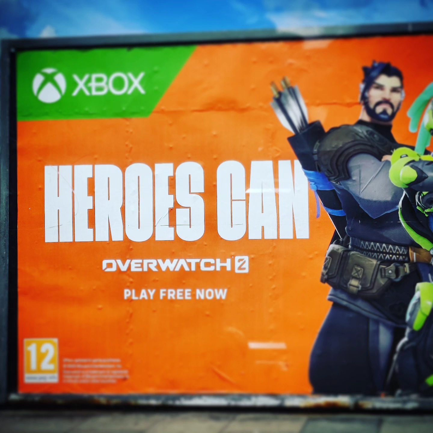 Heroes can what? Heroes can play free now? Heroes can Overwatch 2?
.
Or is it just "Heroes can?"
.
Feels like the copywriters maybe ran out of time on this one.
.
#Copywriting #BadCopy #Xbox #Overwatch2 #HeroesCanDoManyThings #ExceptWriteADecentAdApparently #HeroesCanOverwatch2PlayFreeNow