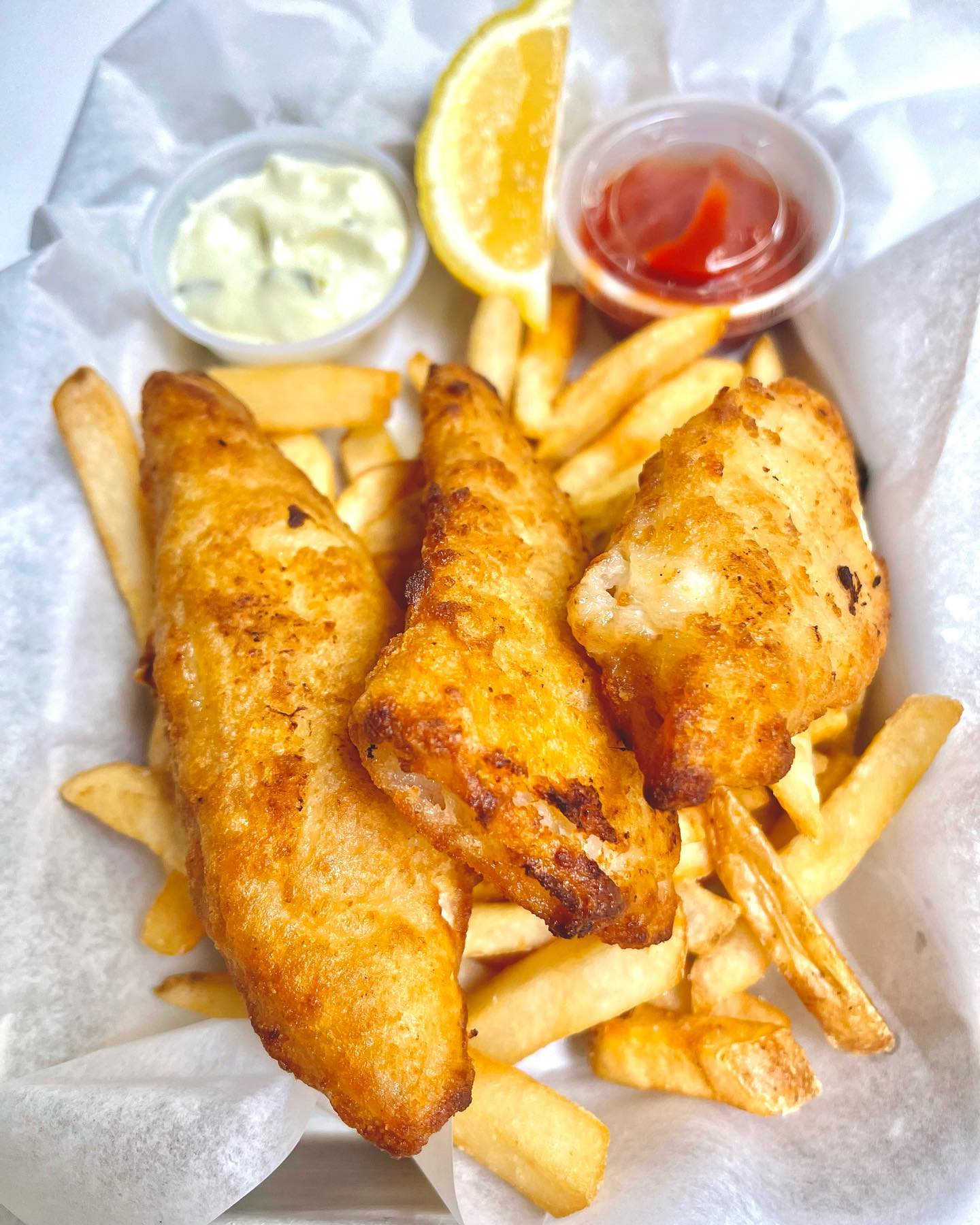 Fish 🐟 & Chips 🥔 special #jpspizza #jpspizzaandgrill #fishandchips #grill #march #marchspecial #fish