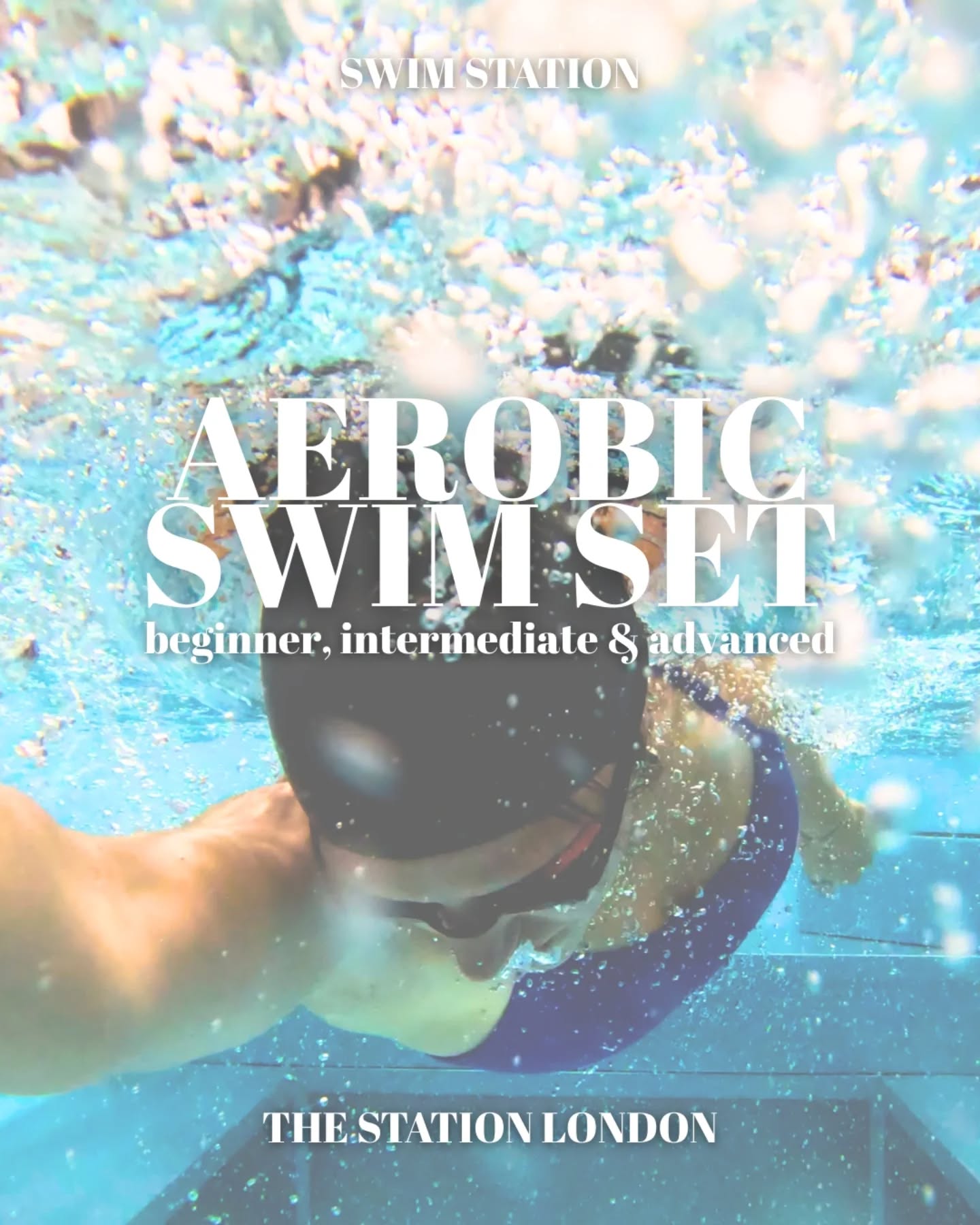 AEROBIC SWIM SETS - for all levels!
Aerobic = Swimming strong, not as slow as warm up (zone 1) but not fast enough to build any lactate.
save yours & take it to the pool 🌊
#swimstation #london #swimming #triathlon #swim