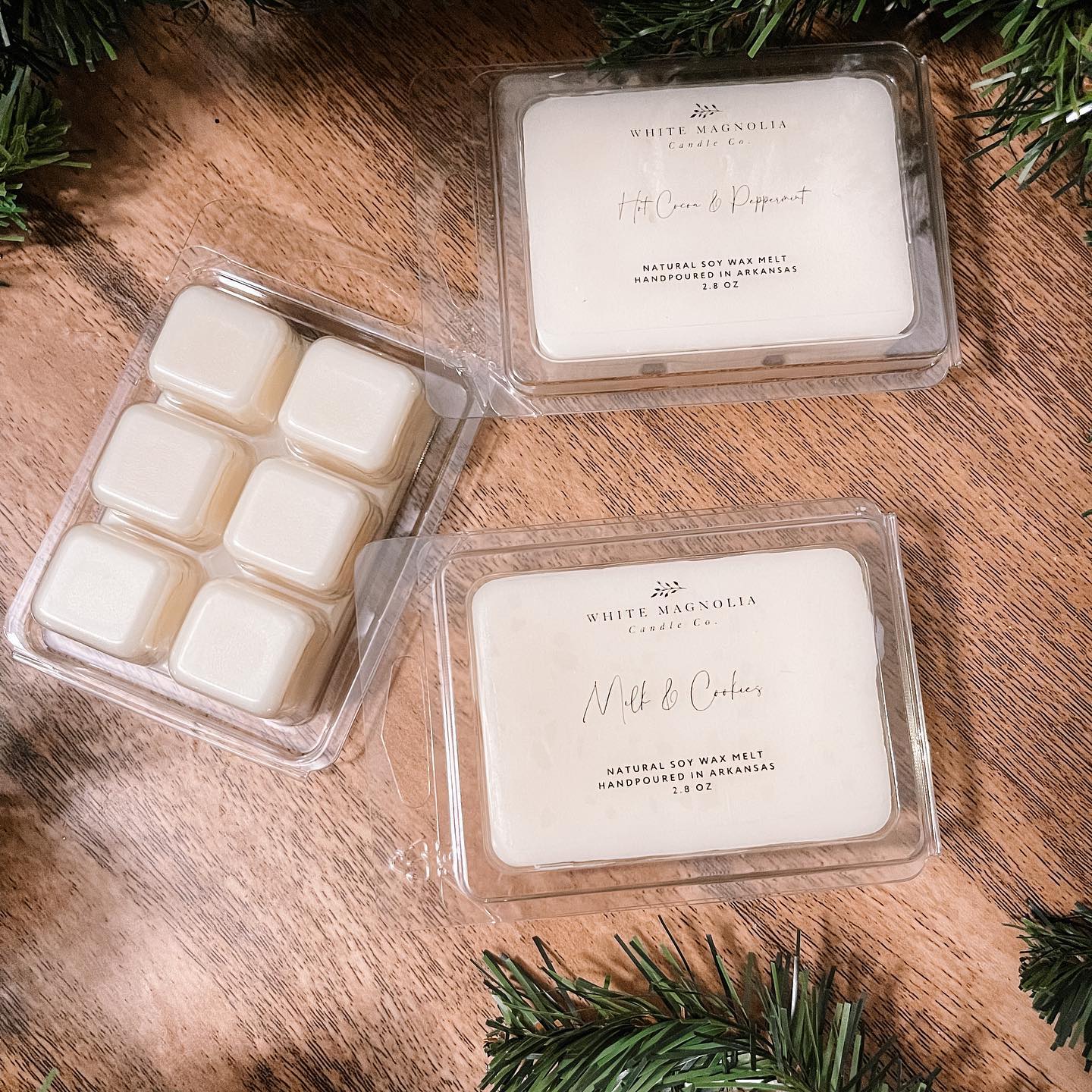 All the fragrance without the flame 🌲✨
Grab our winter collection wax melts today! Each cube lasts up to 10 hours!
Shop now!
www.whitemagnoliacandlecompany.com