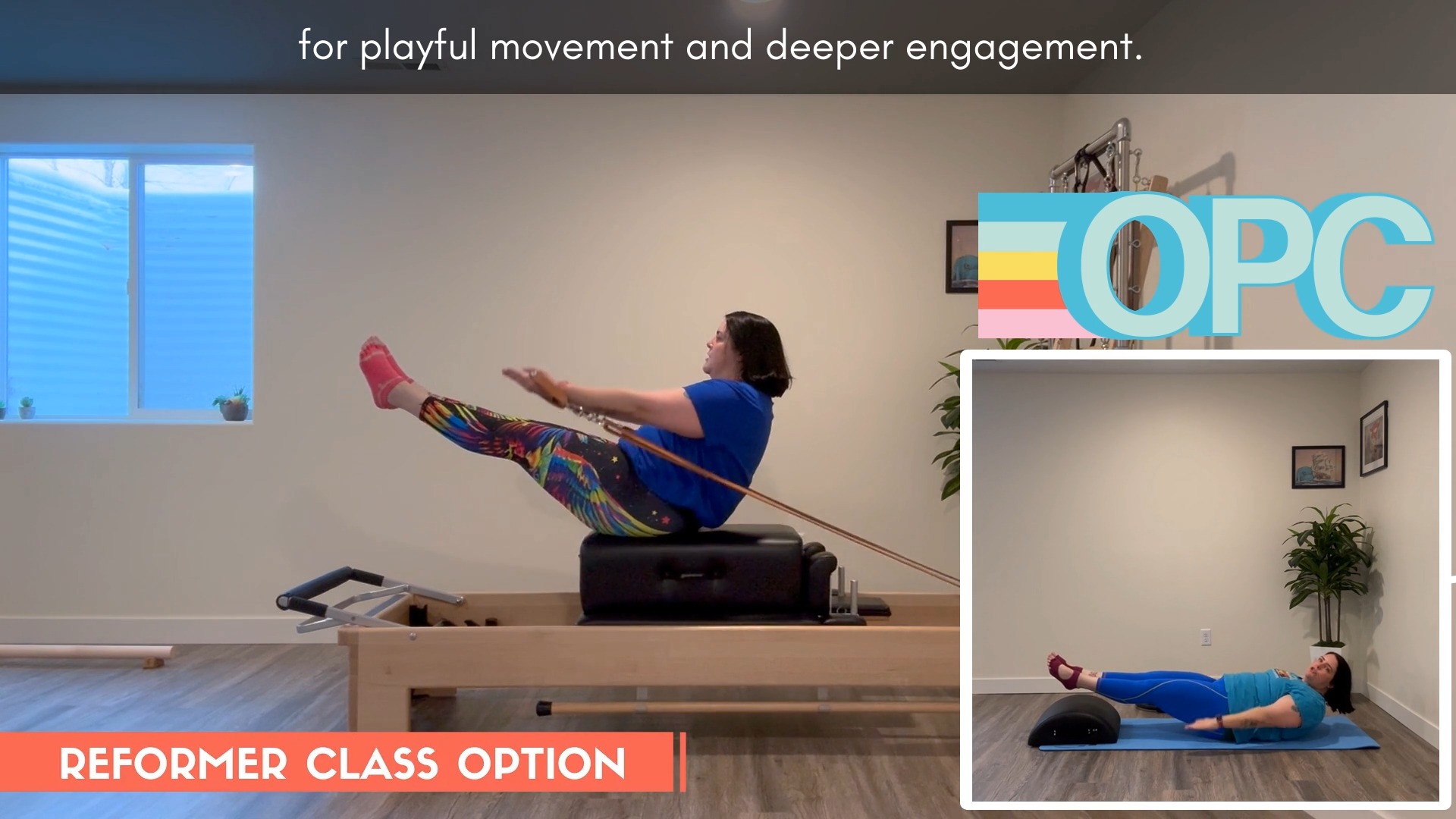 New Weekly Class Drops TODAY at 4P CST! You get access for 2 weeks.
Want to try it? Grab 40 days for $40 using my link
OPC.me/RACHEL
Let go of all expectations and see how you connect best this week!! A no-prop, then prop class to explore your best connection this week. We'll start with just our bodies, then incorporate a variety of props like the Theraband, Ball, Barrel, and Magic Circle for playful movement and deeper engagement. For Reformer, we'll use some props, but we'll play with springs to change things up.
Feel free to substitute props with what you have on hand!