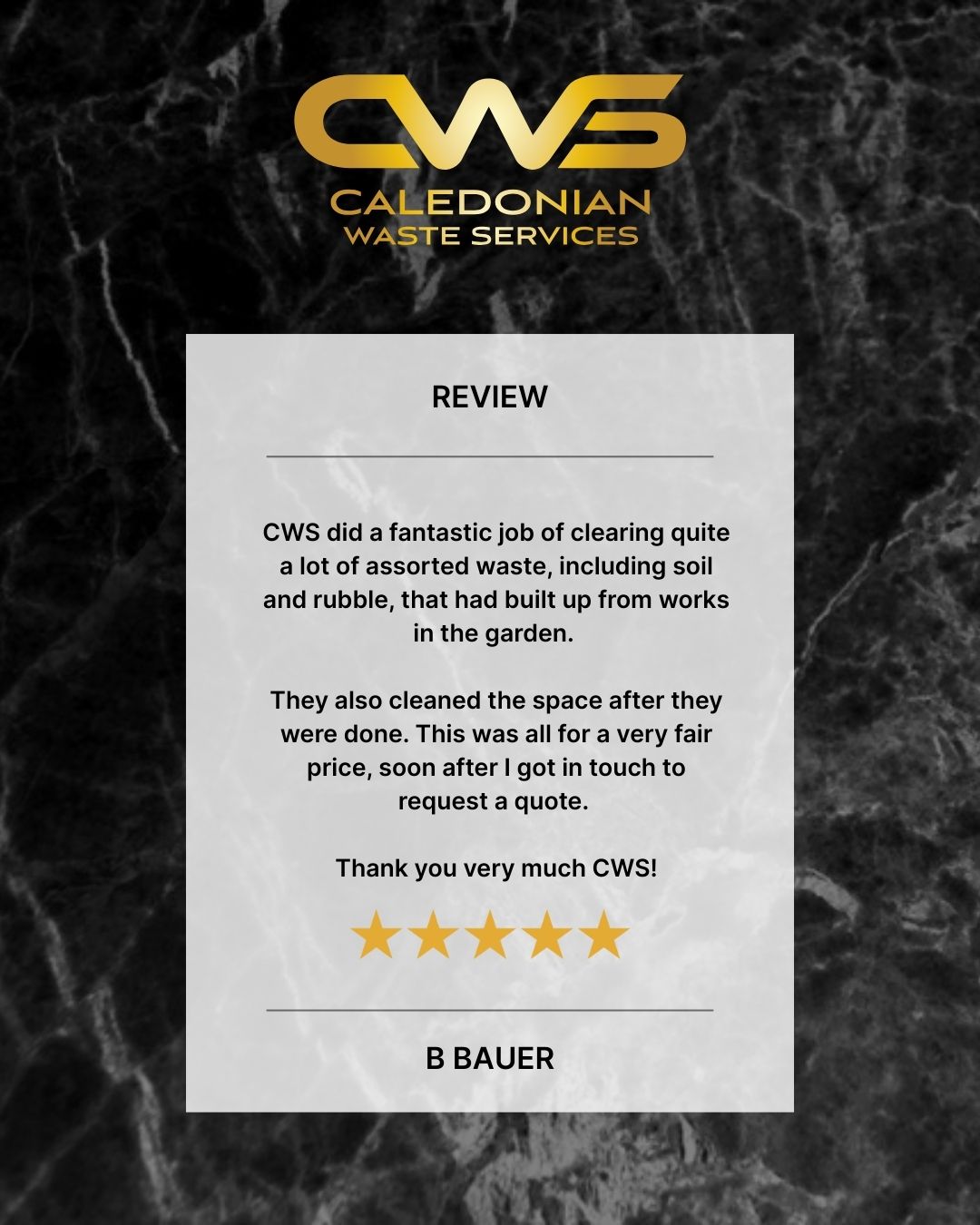 This is what we love to hear 💛
A big garden clear-out, all waste handled properly, and the area left clean and tidy.
Thanks again for the kind words, they really do mean a lot to our team.
#caledonianwasteservices #edinburghbusiness #gardenwaste #licensedcarrier #wasteremoval #communitybusiness