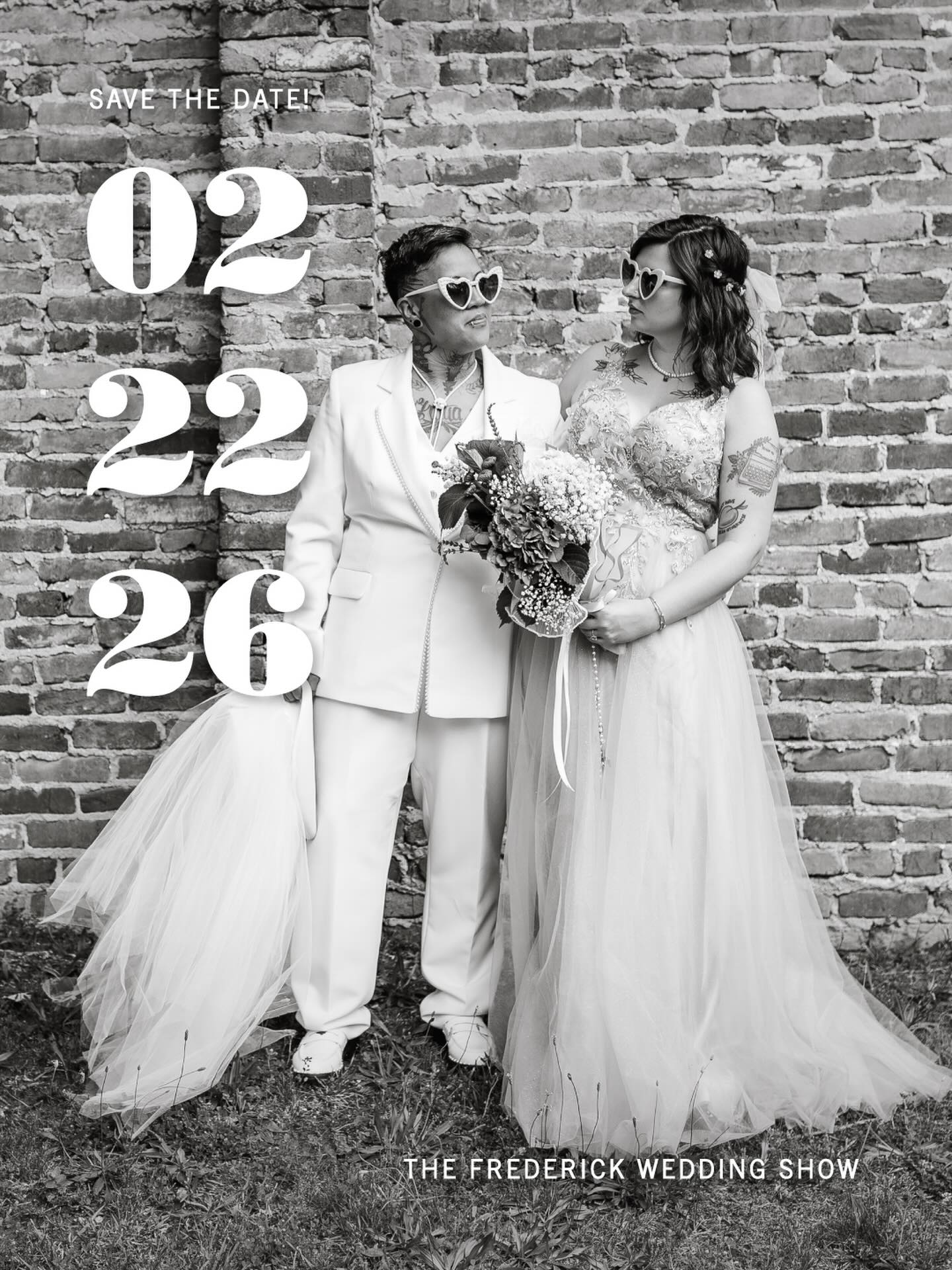 Join us for the sixth annual FREDERICK WEDDING SHOW!
We’ll be setting up alongside 65+ local wedding professionals showing off their wedding offerings, advice, & inspiration at five locations in beautiful Downtown Frederick. With a free shuttle in between!
FREE TO ALL • SUNDAY • FEBRUARY 22 • 12-4PM
FIVE VENUES: Attaboy Barrel House, Steinhardt Brewing Co., Tenth Ward Distilling Co., Union Mills Public House & Visitation Hotel Frederick
FREE RAFFLE: Five winners with over $5,000 in prizes and discounts.
FREE SHUTTLE: Venues are walkable but there will also be a free shuttle between locations sponsored by On the Town Limos.
SEE FULL VENDOR LIST HERE: https://www.attaboybarrelhouse.com/frederick-wedding-show