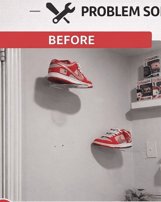 Before ➝ After in 10 minutes.
Two cedar cube floating shelves turned an empty wall into clean, functional storage. Simple setup, real solution.
#BeforeAndAfter #SmartStorage