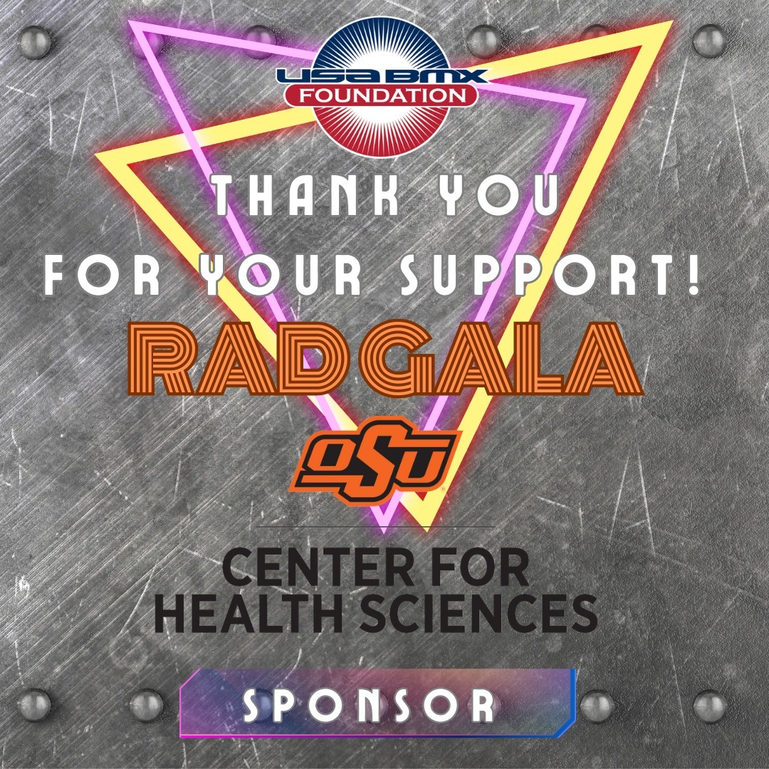 A BIG Thank you to OSU Center for Health Sciences! We are thankful for your support and partnership! #usabmxfoundation #usabmx #bmxracing #bmxfreestyle