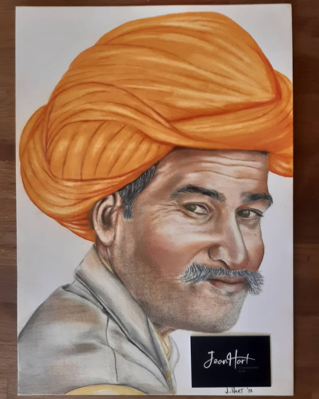 Start of The Men of the World collection.....Rajasthani Man....coloured pencil portrait.......prints available for purchase.....please feel free to PM me if interested in any artwork....
#worldart #worldtraveler traveller #fineart #portraits #portraitdrawing #pencildrawing #photorealistic