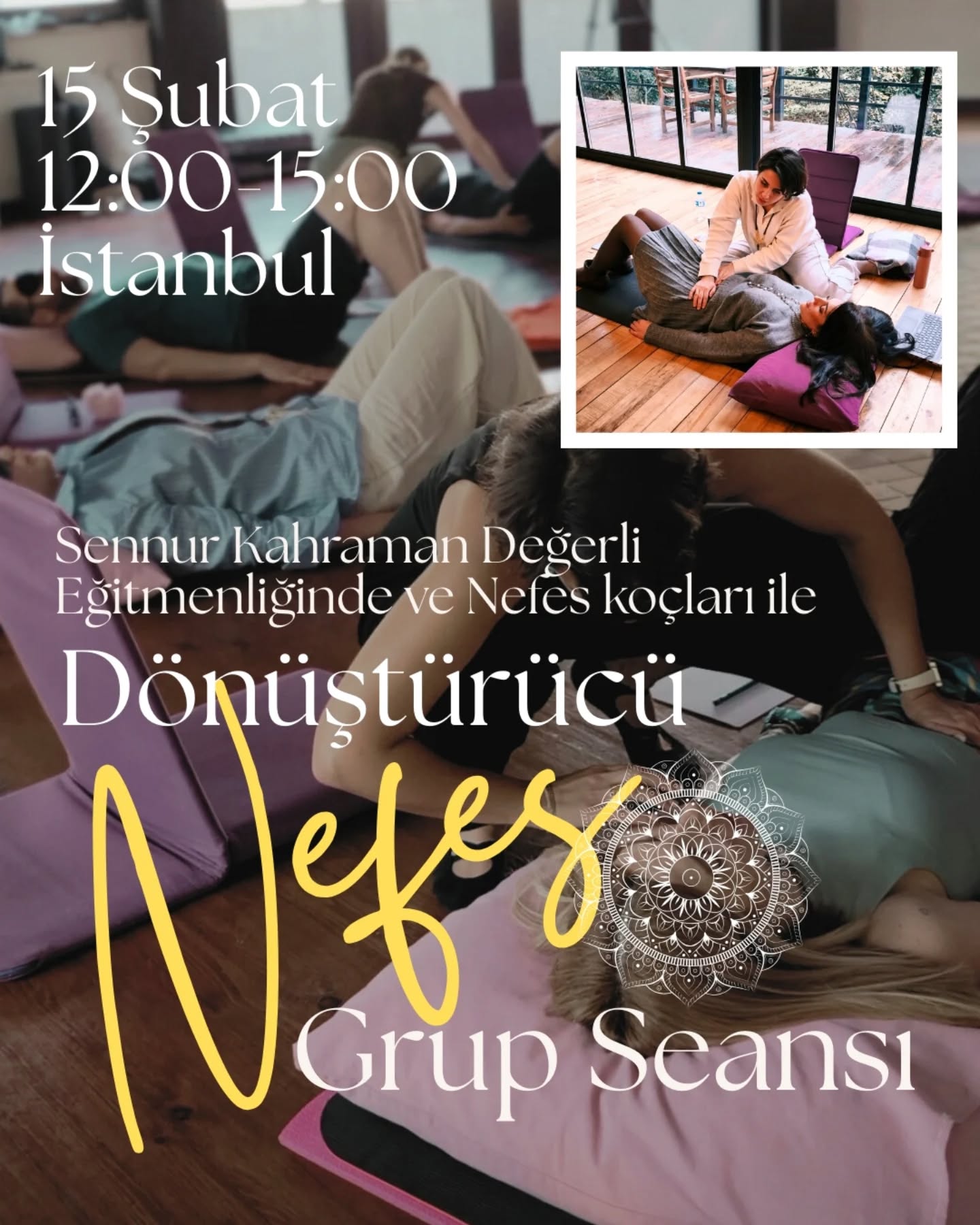 İstanbul'da Grup Nefes Seansı bekleyenler , kavuşuyoruz 🫂🌬️🩵
Beraber Nefes almanın , paylaşmanın tadı bambaşkadır. Bu güne kadar açtığımız alanlara gelmiş olanlar o büyülü hissi zaten biliyor, hiç denememiş olanlar için de belki şimdi tam zamanıdır🙏
Yine özel bir grup ile benim liderliğimde ve şahane koçlarımızla biraz olsun yüklerinizi bırakmanızı, kendi güçlü ve değerli hakikatinize yaklaşmanızı ve ihtiyacınız olan içsel bağlantıyı kurmanızı hedeflediğimiz, buna niyet ettiğimiz bir çalışma olacak 🌟
📩Detaylı bilgi ve kayıt için geç kalmadan iletişime geçebilirsiniz. Kontenjan 12 kişi ile sınırlıdır.
Kimler bizimle olacak ve nasıl güzel bir deneyim yaşayacağız çok merak ediyorum 😊 Sevgiyle buluşmak üzere 💜
#nefesseansı #nefesterapisi #nefeskoçluğu #nefesatölyesi #nefeseğitimi