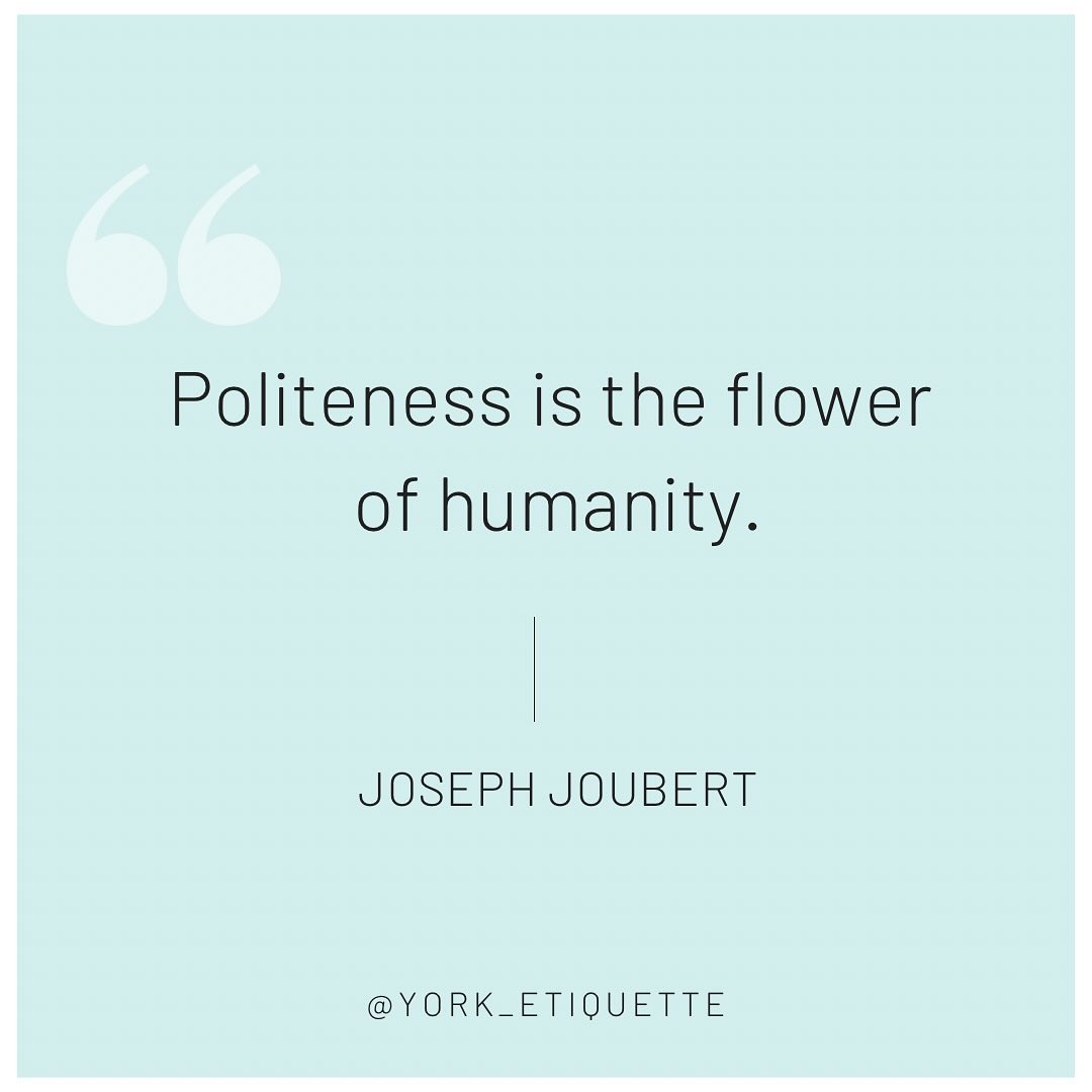 Practice politeness 💫❣️
#bepolite #manners #mannersmatter #kindness #selfless #love #instadaily #instaquotes #quotethis #feelit #beautiful #happy #amazing #motivationalquotes #lifestyle #inspiration #inspirationalquotes #lifetips #businesstip #etiqueta #etiquette #etiquettecoach #respect #respectothers #happysunday #sundayvibe #politeness #instagood #practicepoliteness
