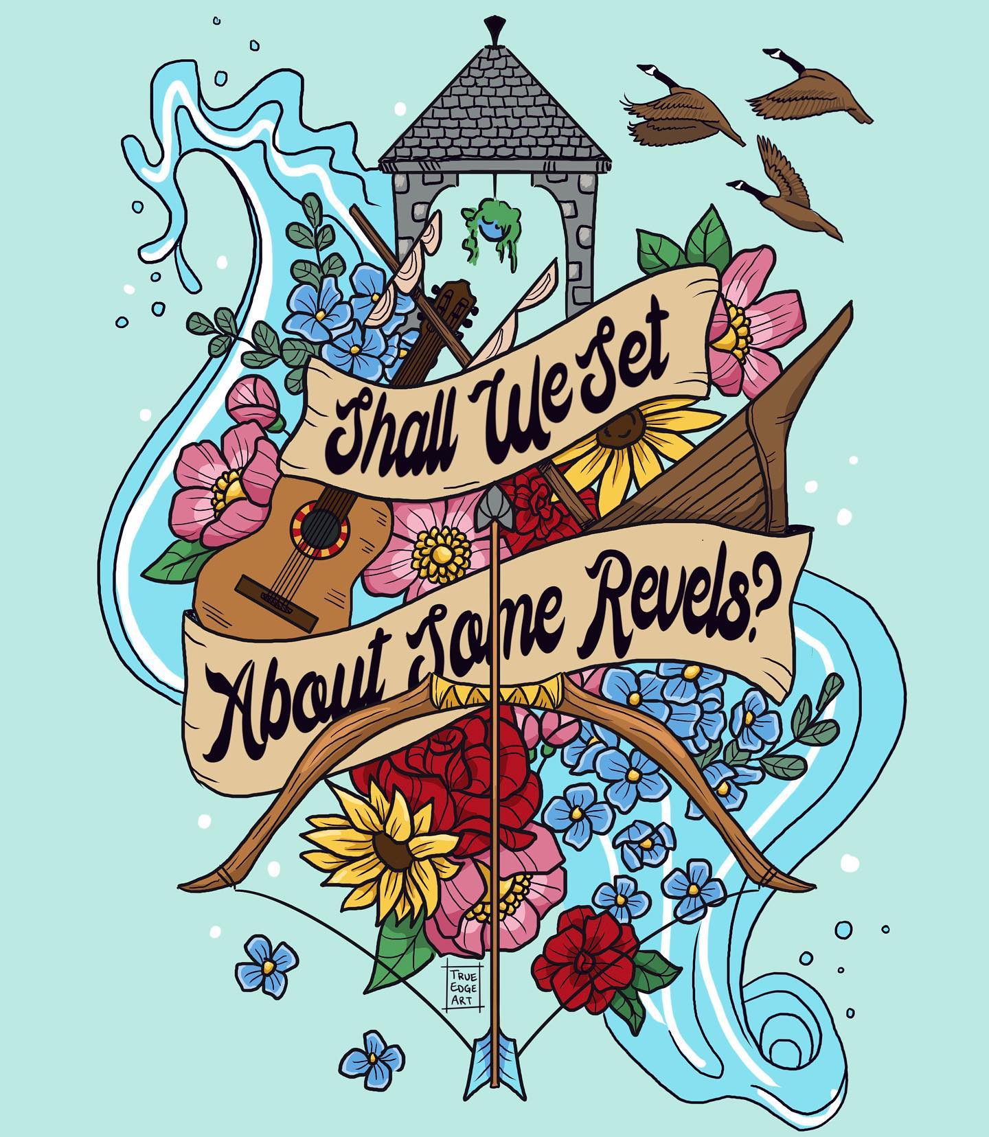 I love designing for @ohioshakes ! This year they are doing “Love’s Labour’s Lost” and “Twelfth Night”… can you spot things from each in this? (And of course the OSF geese!!!)
🌊❤️🌻
.
I’m having a resurgence of love for Shakespeare right now. I’ve been a big fan since elementary school… but this summer the magic and mystery of his words has been returning to me. I’m working on “Much Ado About Nothing” right now with @sparctheater and I feel like a sleuth exploring the text! Savoring the words and playing with the rhetoric fills my heart with such joy!!!
#shakespeare #twelfthnight #loveslabourslost #geese