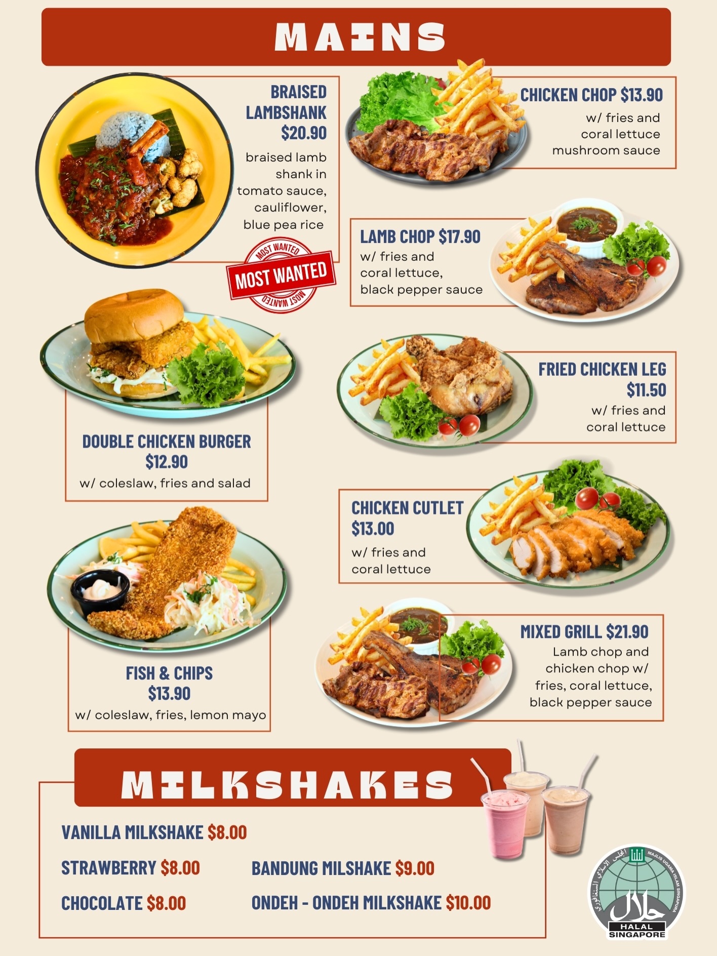 Tradition on one plate, innovation on another ✨
A Peranakan kitchen proudly introducing our Western menu.
NOW SERVING….