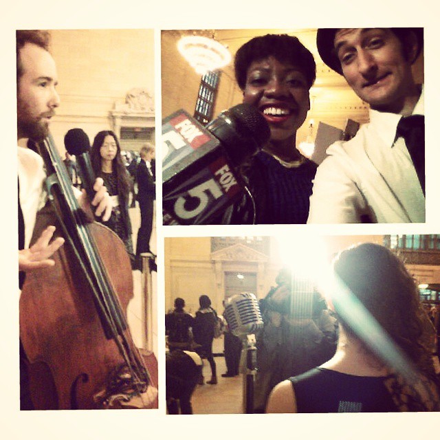 Excited to maybe see ourselves on the evening news in NYC! #mtamusic auditions were today! #bellatonic #wherejazzmeetspop