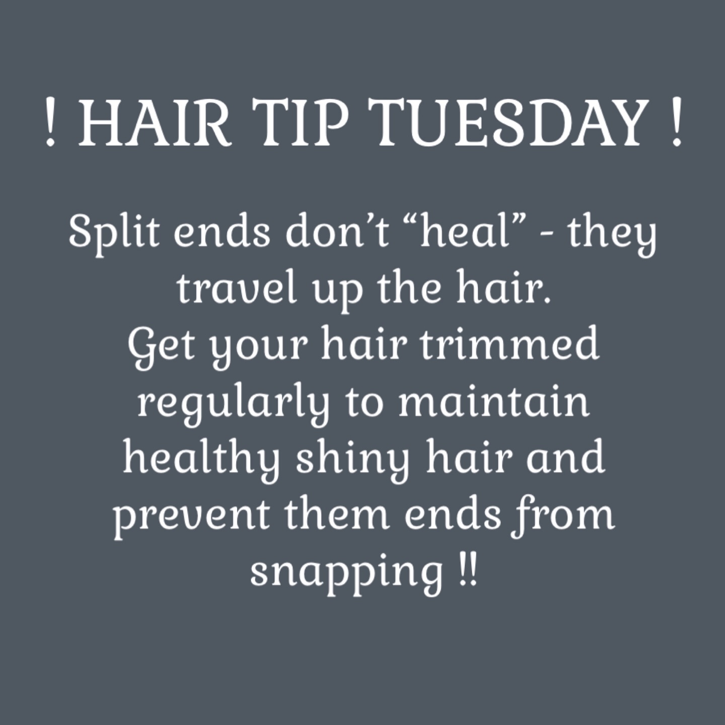 Tip Tuesdays 👼🏼
#victoriahairandspa #somerset #bridgwater #tiptuesday #hairtips #splitends #magic #kerastase #loréal #davines #healthyhair