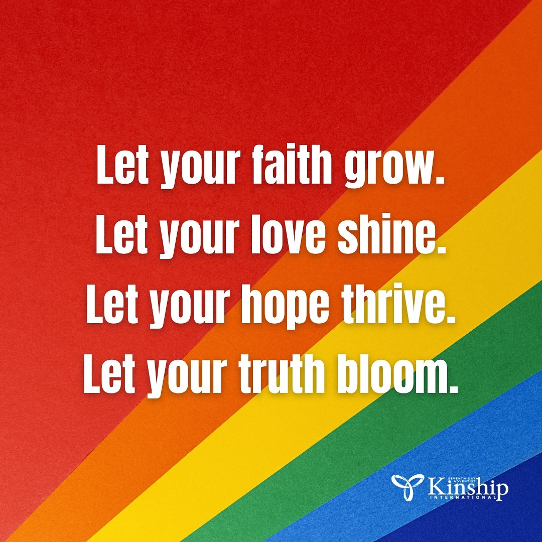 🌈 You are divinely created to live authentically, love boldly, and shine brightly. Embrace the journey of faith and self-discovery—you are a masterpiece in progress. ✨
#SDAKinship #FaithAndLove #HopeInTruth #LGBTQChristians #AuthenticityMatters #YouAreLoved