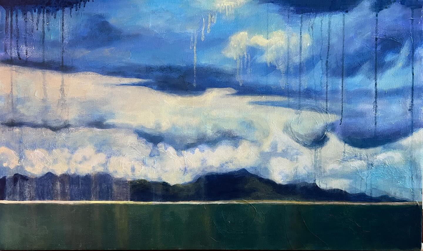 I am still inspired by the Northern Scottish skies from our cabin on a cruise we took this summer!