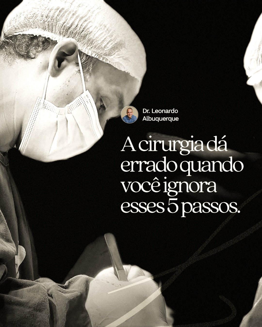 A cirurgia não dá errado por acaso.
Ela dá errado quando decisões importantes são ignoradas antes do bisturi.
Esses 5 passos definem o resultado:
1️⃣ Avaliação correta
Nem toda queixa é cirúrgica. Diagnóstico vem antes do desejo.
2️⃣ Planejamento individualizado
Cada corpo tem limites, proporções e possibilidades próprias.
3️⃣ Expectativas alinhadas
Resultado seguro não é promessa — é coerência entre desejo e realidade.
4️⃣ Indicação responsável
Nem toda técnica serve para todo paciente. Saber dizer “não” também é cuidar.
5️⃣ Tempo e acompanhamento
Cicatrização, adaptação e recuperação fazem parte do resultado final.
Cirurgia plástica responsável não busca atalhos.
Busca segurança, naturalidade e durabilidade.
📲 Clique no link da bio e agende sua consulta.
Dr. Leonardo Albuquerque | Cirurgia Plástica
Formado pela USP e membro da SBCP
CRMBA 23068 | RQE 10486
📍Ilhéus – Bahia
.
.
.
#cirurgiaplastica #DrLeonardoAlbuquerque #Ilhéus