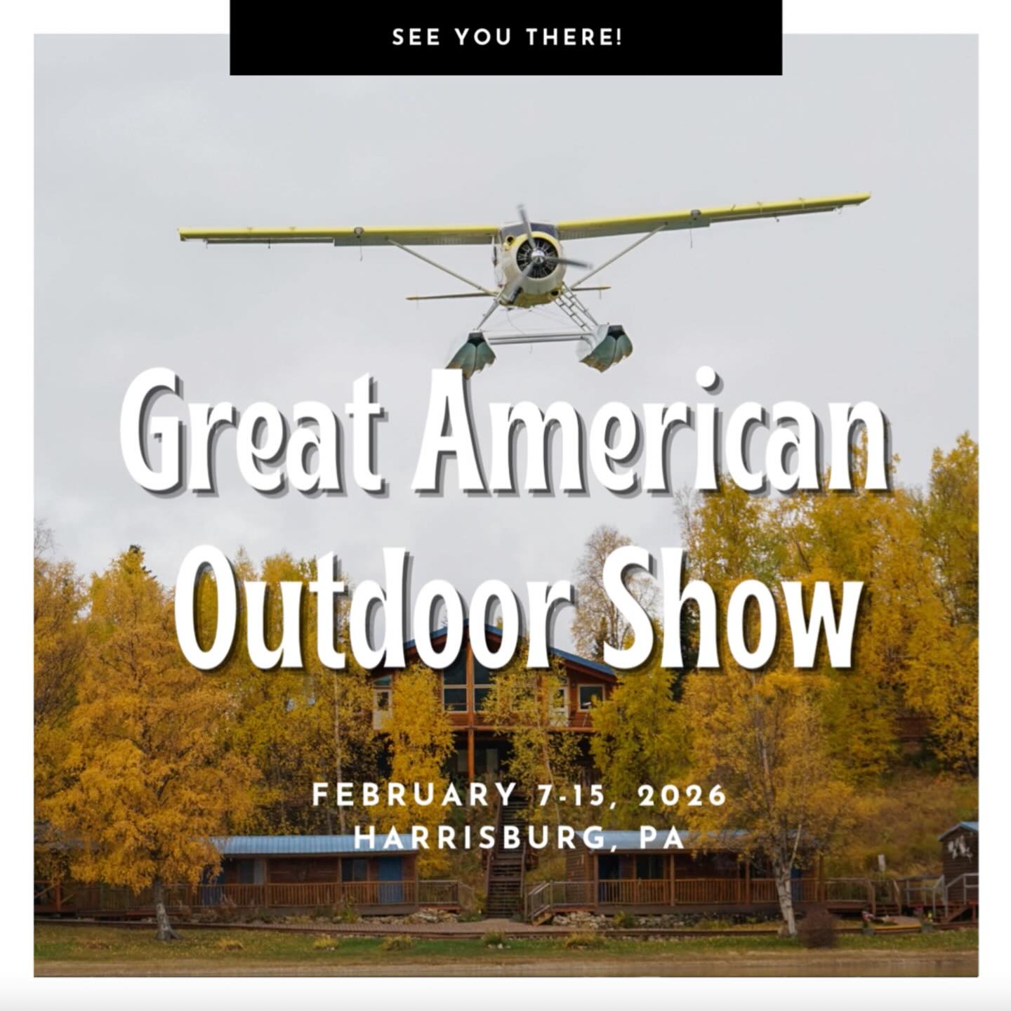 Lake Clark Resort is heading to Pennsylvania!
We will have a booth at the Great American Outdoor Show in Harrisburg, Pennsylvania. We will not only be ready to book your epic Alaska vacation, but we also will be bringing down merchandise, house made jams made from local berries, antique glass fishing floats, and earrings locally made by the Alsworth family.
Not to mention, come and enter a drawing to win an Alaskan Vacation to Lake Clark Resort.
We hope to see you there!
#greatamericanoutdoorshow