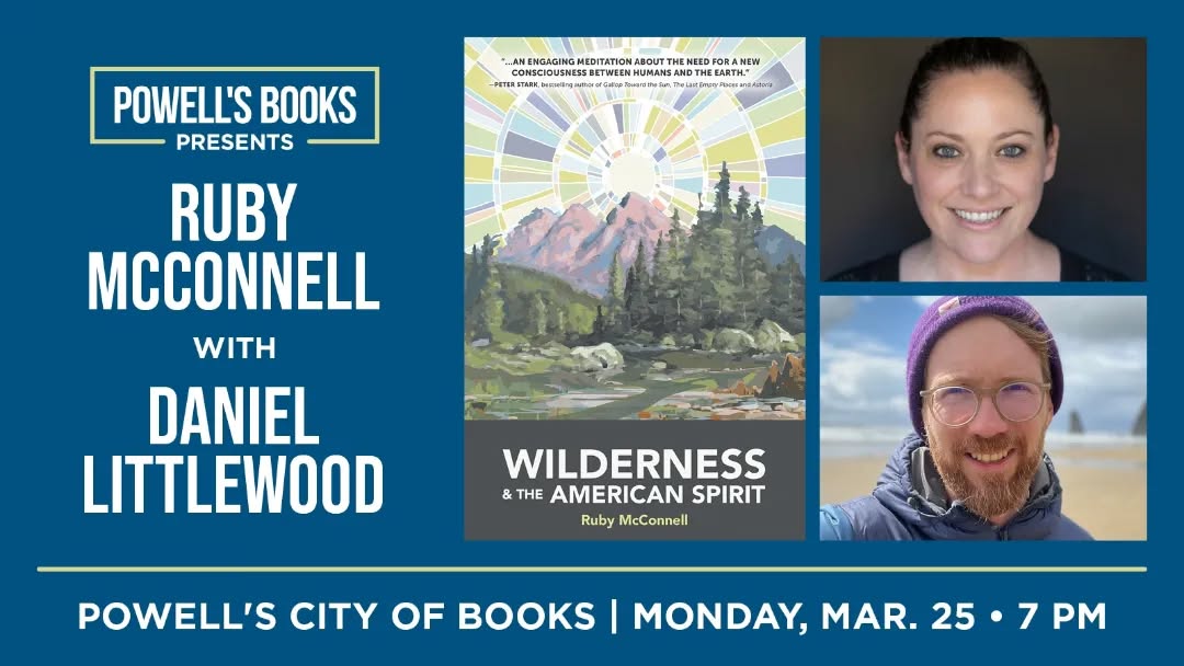Come one, come all to Powells City of books to talk about wilderness, American culture, and how we arrived to the age of consequence. See you there friends! #bookstagram #newrelease #newrelease #authorsofinstagram #pdX @powellsbooks