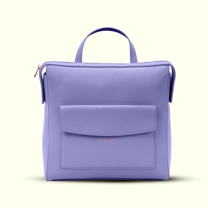 💟 Our new Sharon BackPack in our new Lilac colour from our SS24 collection - Now Available! #campomarzio #lilac #sharon #backpack #bag