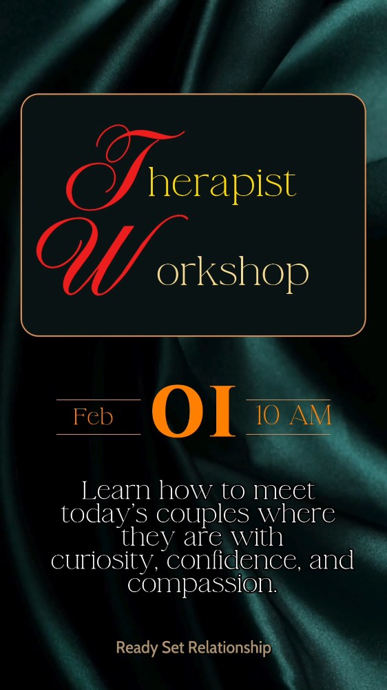This RSR workshop is designed for therapists who want tools to help clients move beyond relationship myths and toward healthier, more sustainable connections.
🗓 Feb 1, 2026
⏰ 10:00 AM – 12:30 PM
💲 $65
Grounded. Practical. Clinically relevant.
🔗 Join us: https://bit.ly/TherapistFeb1
#TherapyTraining #RelationshipHealth #BoundariesMatter