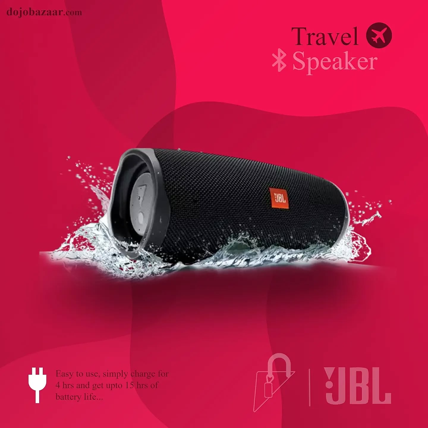 JBL! Travel Bluetooth speaker available in store for 1200/- only.
Hurry up,
get yours before it's out of stock,
Charge the device for 4hrs and get up to 15hrs of battery life.
Do checkout dojobazaar rewards program to get amazing discount offers and exciting gifts.
#sale #free #giveaway #giveawayalert #speakers #jbl #onlineshopping #trending #viralreels #viralvideos #viral #business #startup