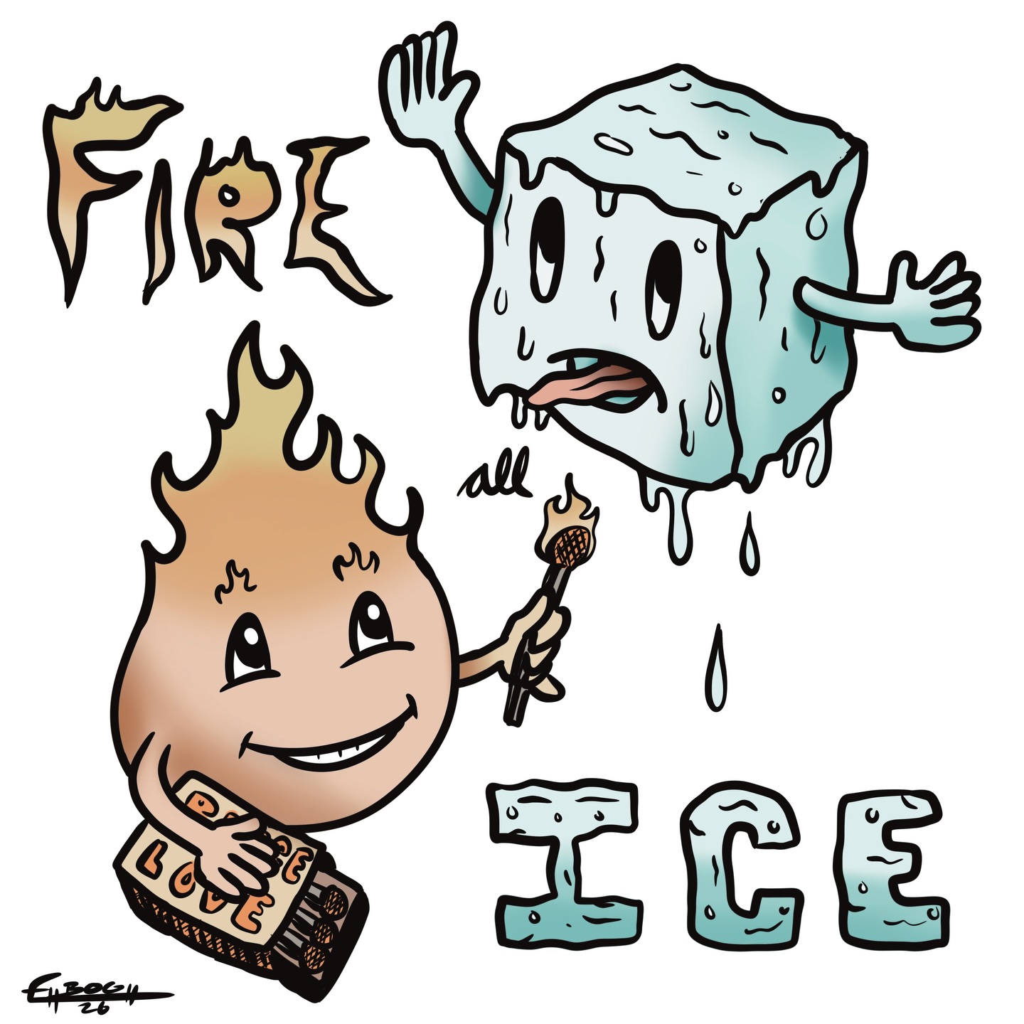 However you are spending your day today, try and take a moment to connect with your community and make sure to find a moment of peace for yourself.
-
Love your Neighbor. Down with Ice.