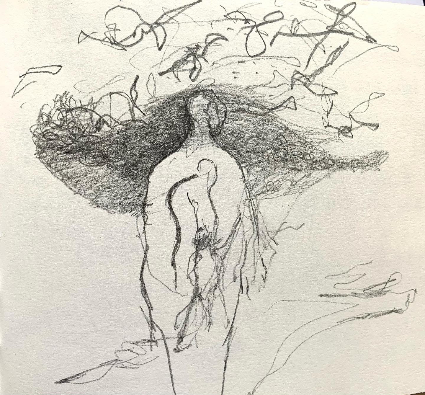 ‘Walking through….’
Sometimes we are so many different things all at once and thoughts can go everywhere.
I think it’s called ‘being human…’!
Much love this Friday as you journey through xxx
#walking #beinghuman #sketchdaily #expresssiveart #thoughtsoftheday #solitude #rosmansfieldart