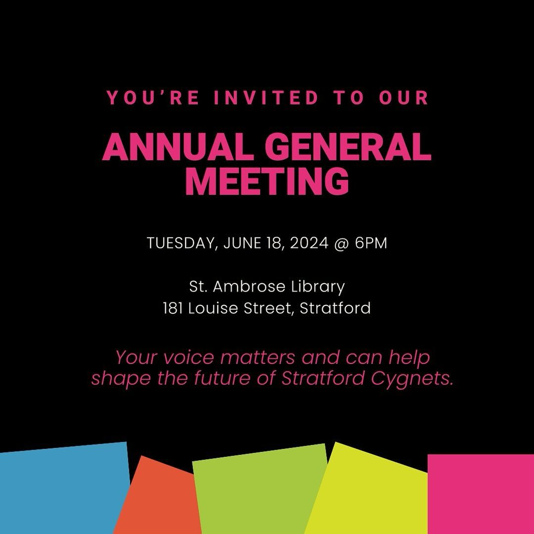 🌟 Join us for the 2023/24 Annual General Meeting of Stratford Cygnets Cooperative Preschool! 🌟
We invite all our wonderful families to participate in our upcoming AGM, where we’ll reflect on the past year and look forward to exciting new developments ahead. 🎉
📅 Date: Tuesday, June 18th
🕒 Time: 6pm
📍 Location: St Ambrose Library
At the meeting, you’ll have the opportunity to:
👂 Hear from the Chair and Treasurer of the board about our achievements and financial updates.
🗳️ Vote on the executive board members for the upcoming year.
Your voice matters, and your participation helps shape the future of our preschool community. Let’s come together to celebrate our successes and discuss how we can continue to grow and thrive!
See you there! 🌈 #StratfordCygnets #PreschoolAGM #CommunityFirst