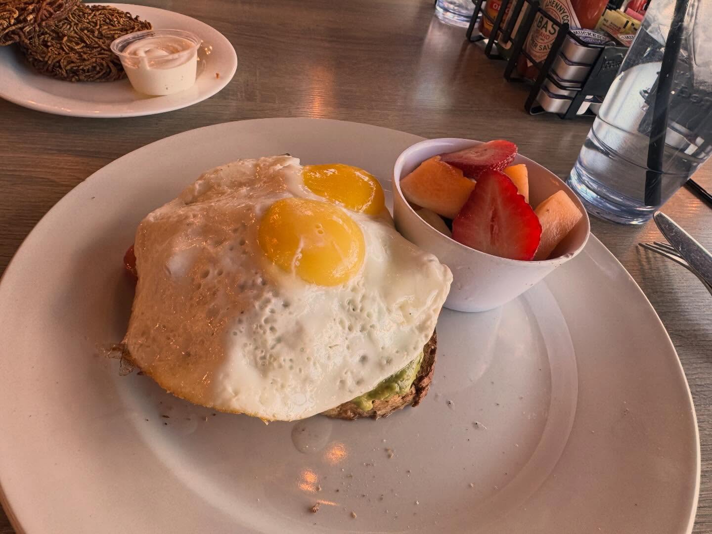 We had a nice brunch at the @bramblebreakfastandbar Check out our latest conversation, “A Little Babble About The Bramble” on our website!