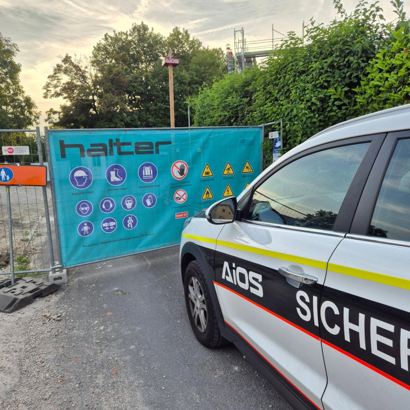 AiOS Baustellen Bewachung und Logistik