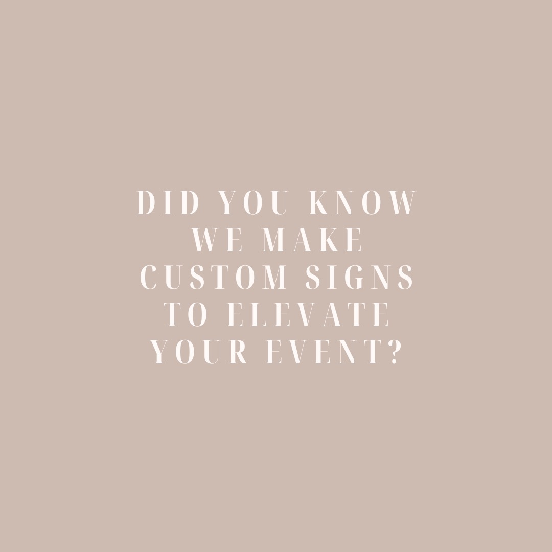 Did you know we make custom signs to elevate your event?
Yep! It's our specialty ...
At Wild Lily Celebration Signs, we love bringing your unique visions to life!
Whether it's a wedding, birthday, or any special occasion, our custom signs are designed to add that perfect touch of magic
Got an idea brewing in your mind? We’re here to help you make it happen! Slide into our DMs or email us at design@wildlily.com.au to get started ...
Let's create something extraordinary together! ✨
#customsigns #wildlilycelebrationsigns #eventdecor #weddingsigns #birthdaysigns #celebrateinstyle #handmadewithlove #customcreations #caketoppers